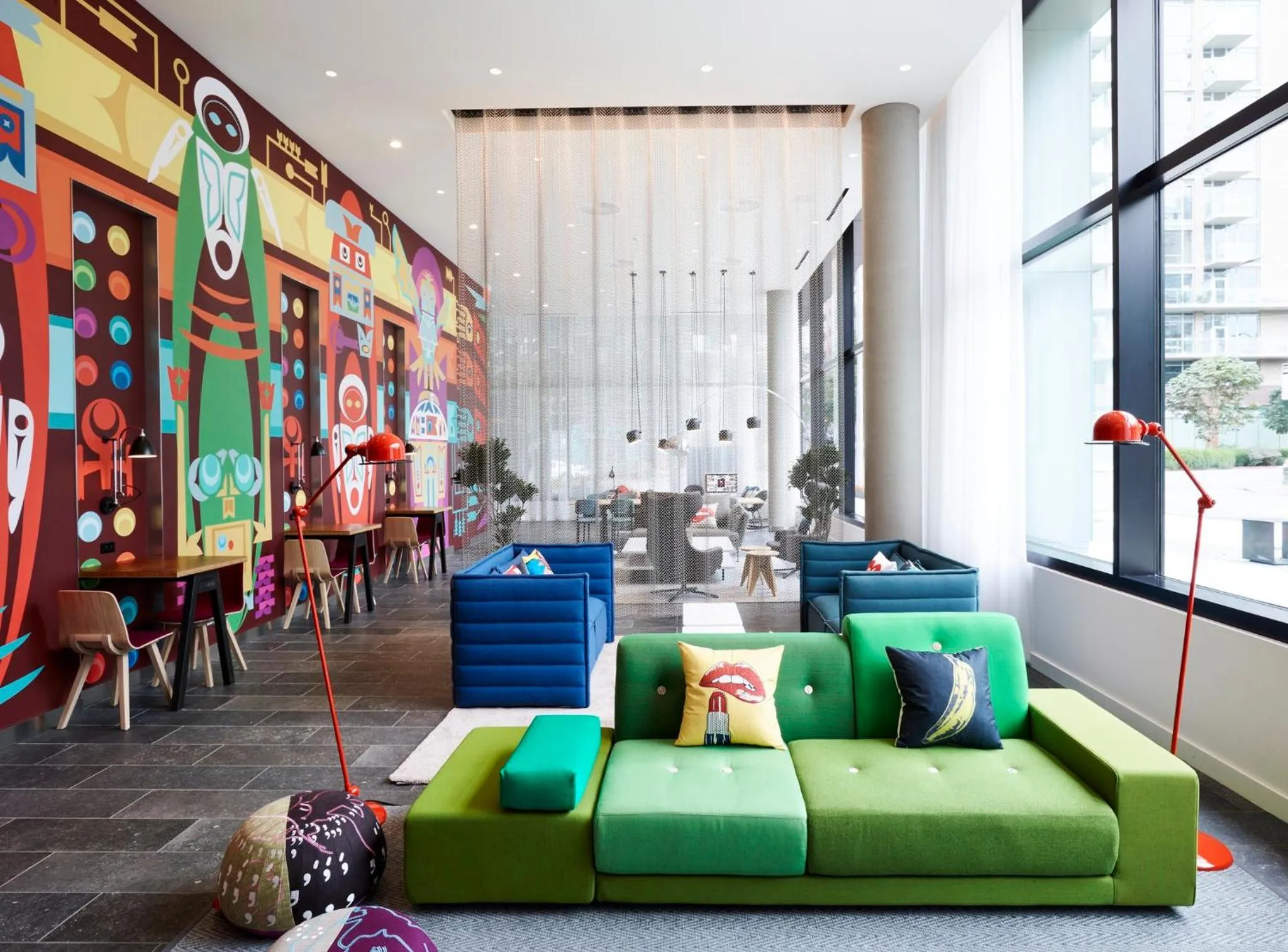 Decorative detail in citizenM Seattle South Lake