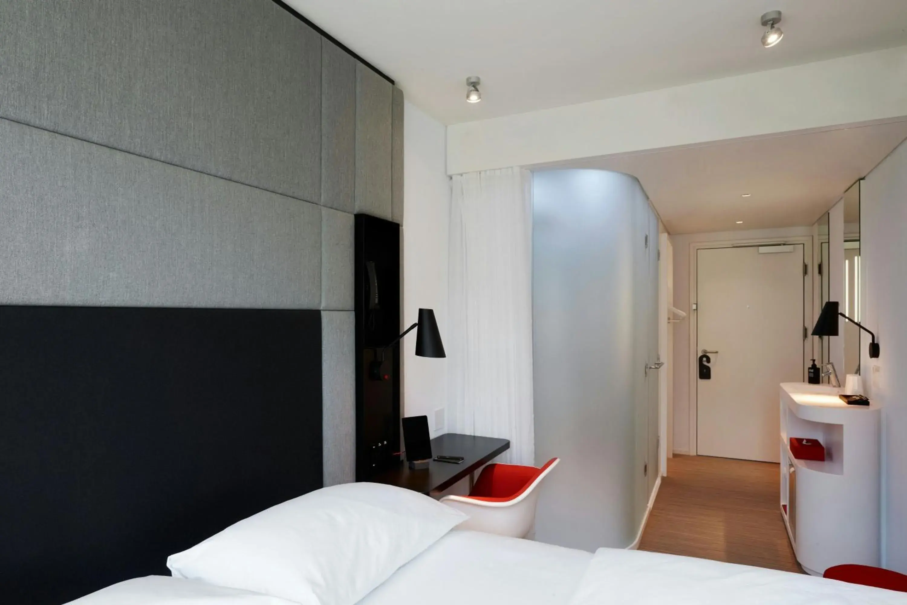 Bedroom, Bed in citizenM Seattle South Lake Bedroom, Bed in citizenM Seattle South Lake