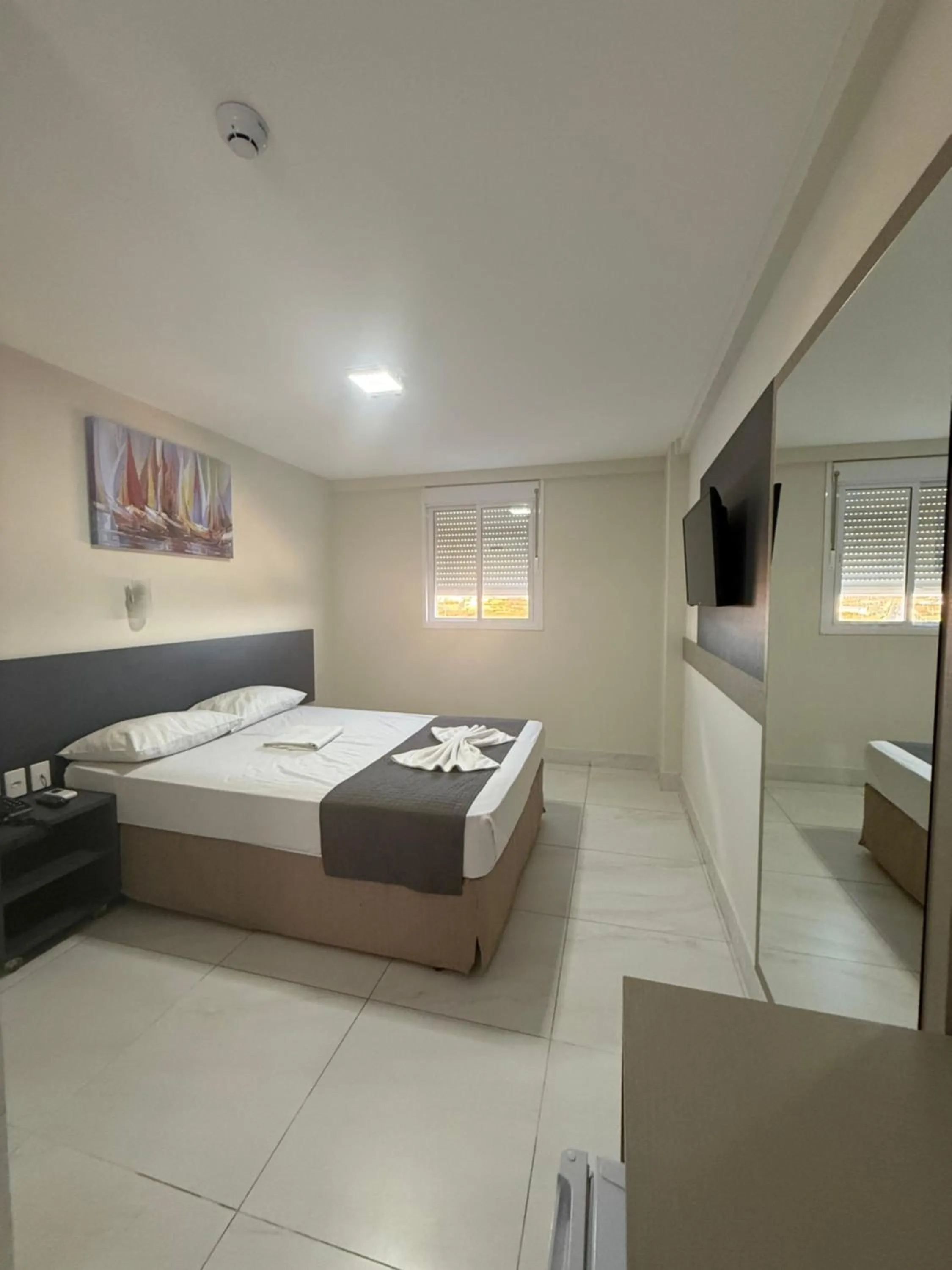 Bed in Hotel Oásis de Patos