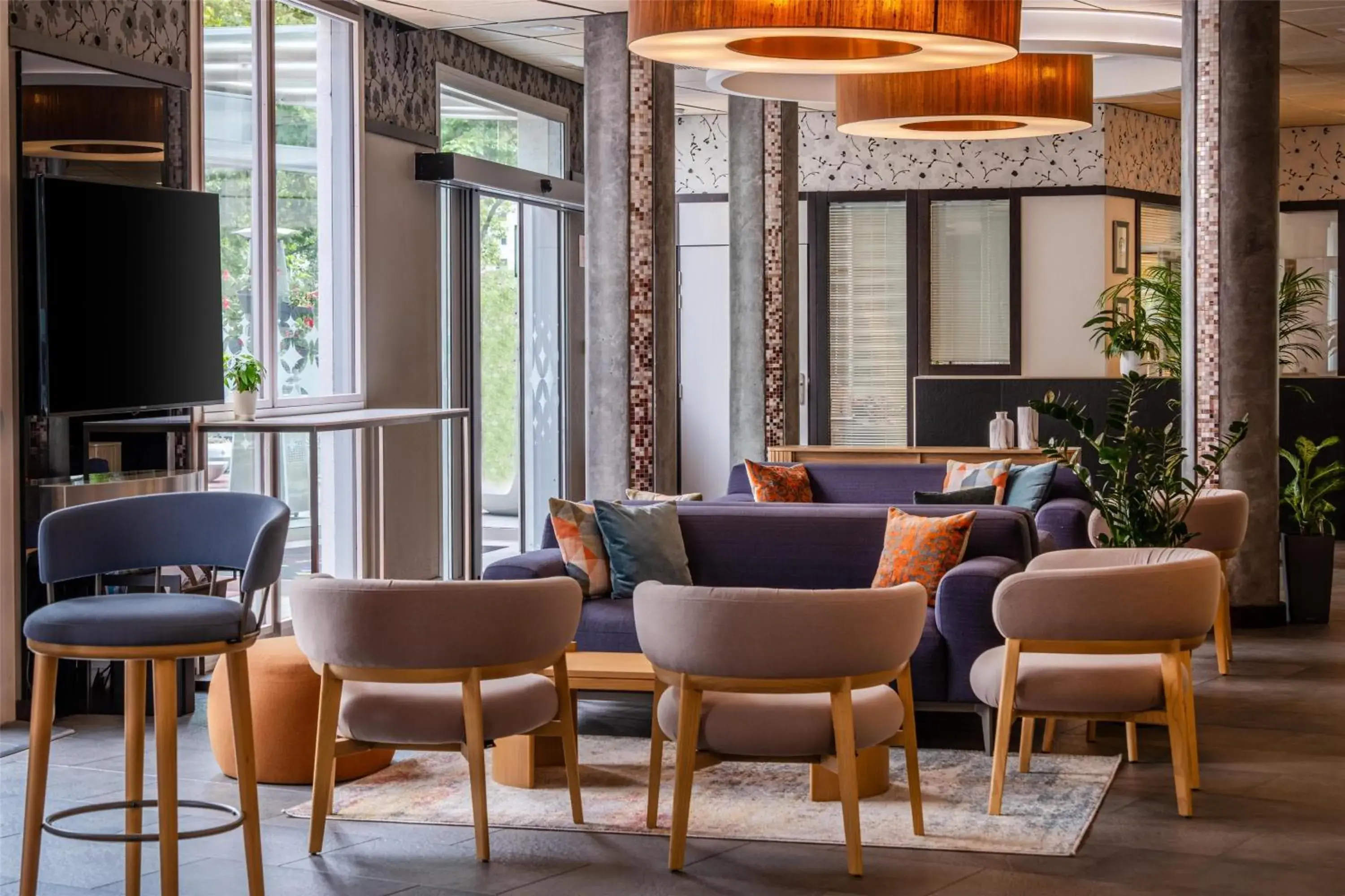 Lobby or reception in Spark by Hilton Lyon Ouest Lobby or reception in Spark by Hilton Lyon Ouest