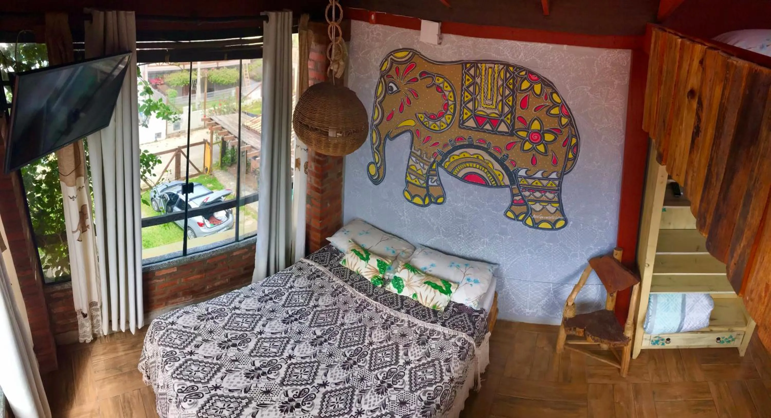 Quadruple Room with Sea View in Amarelo Hibisco