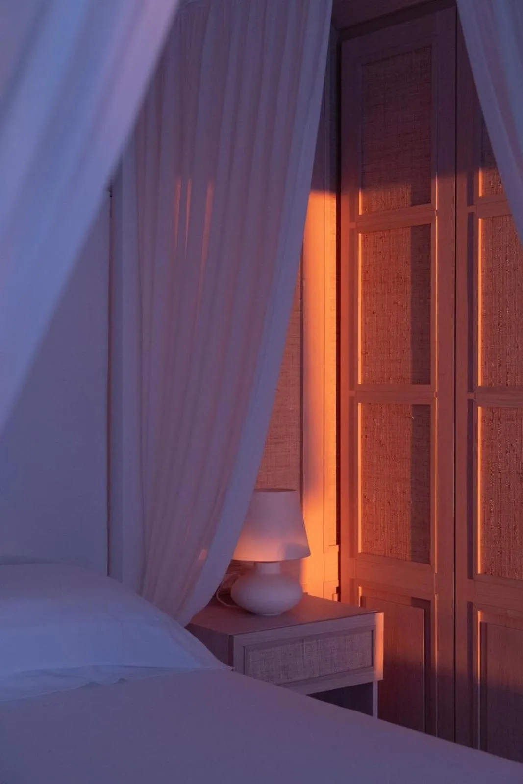 Bed in Baia Bianca Suites