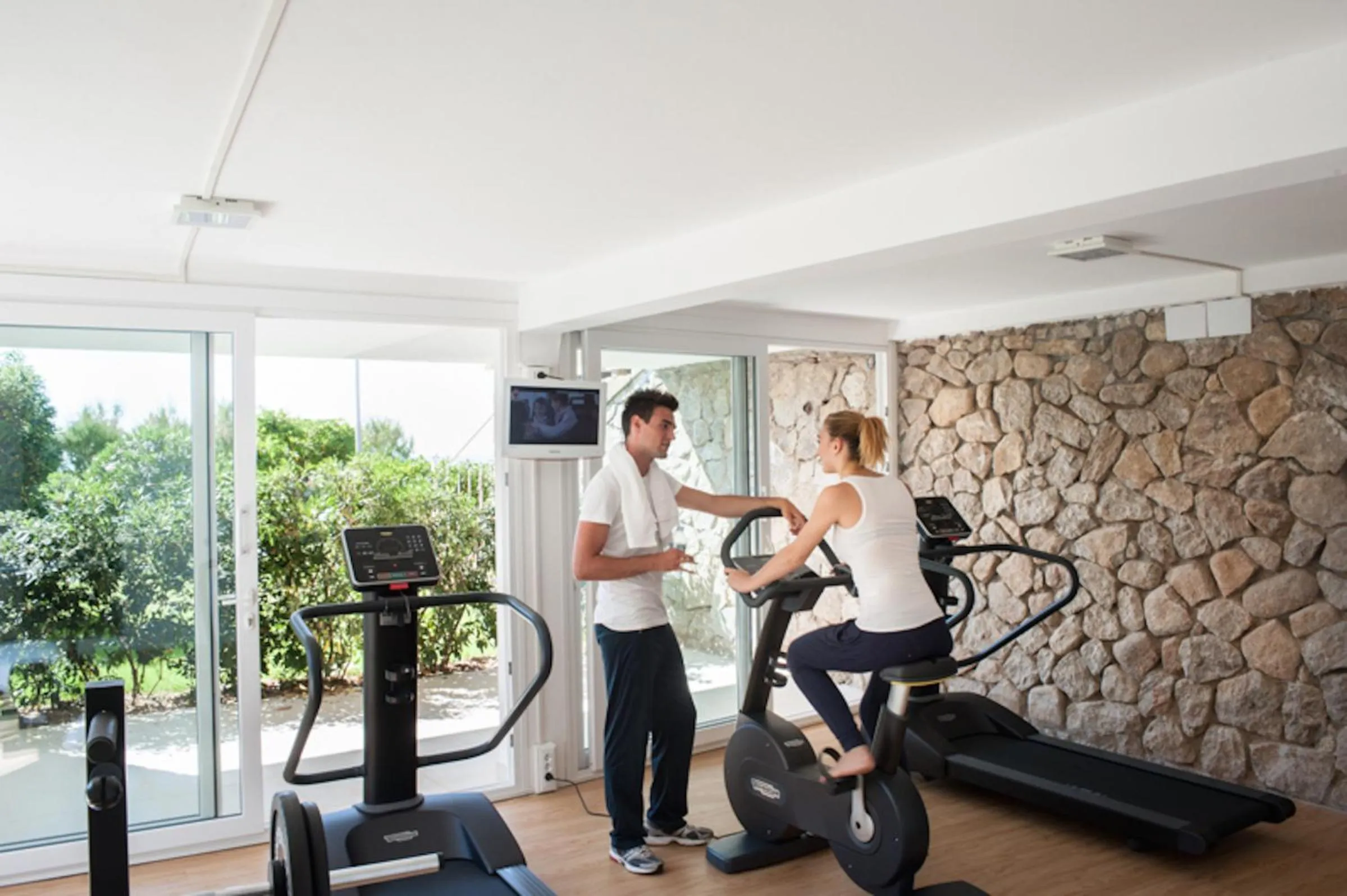Fitness centre/facilities in Baia Bianca Suites