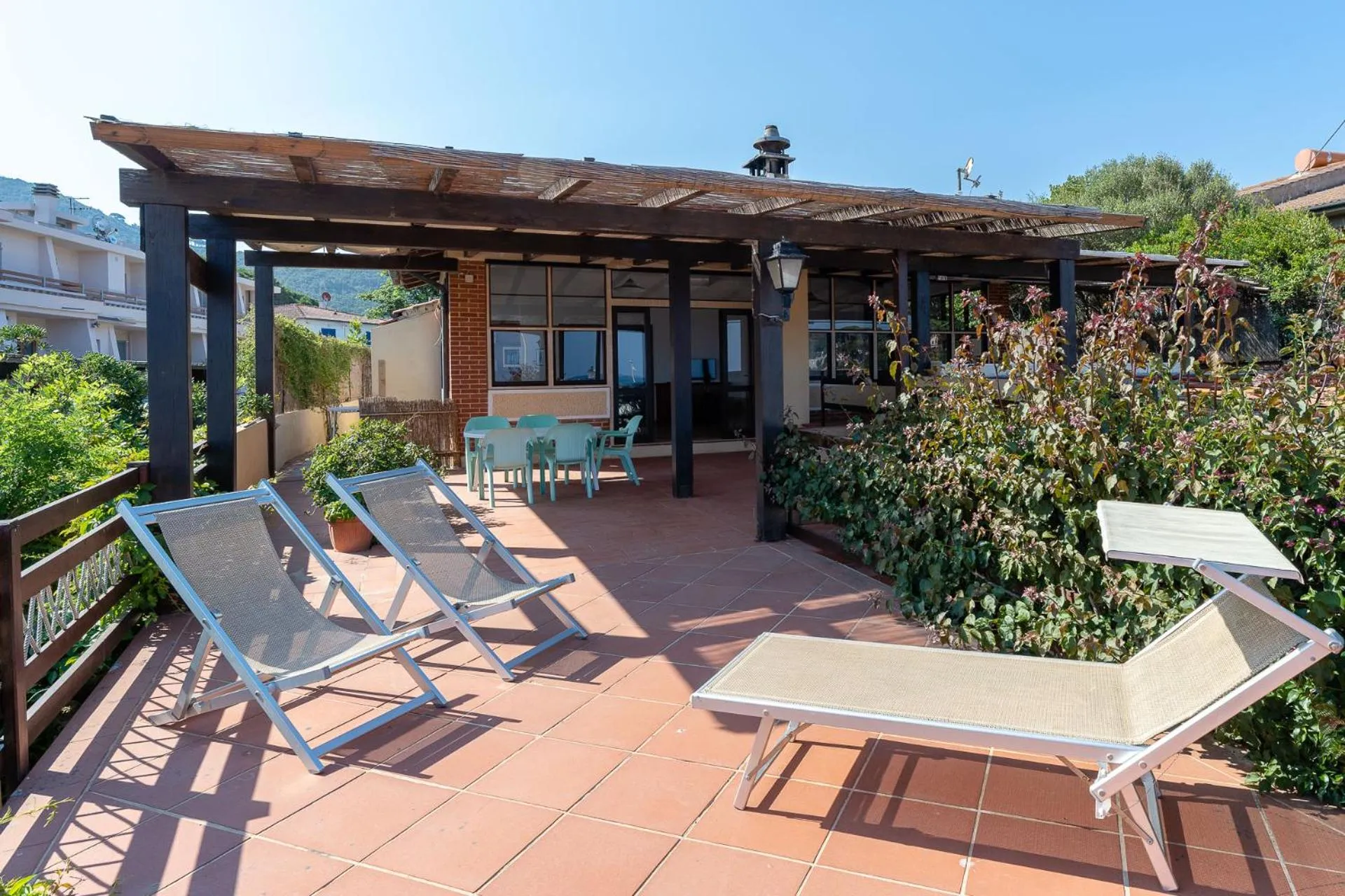 Patio in Hotel Delfino