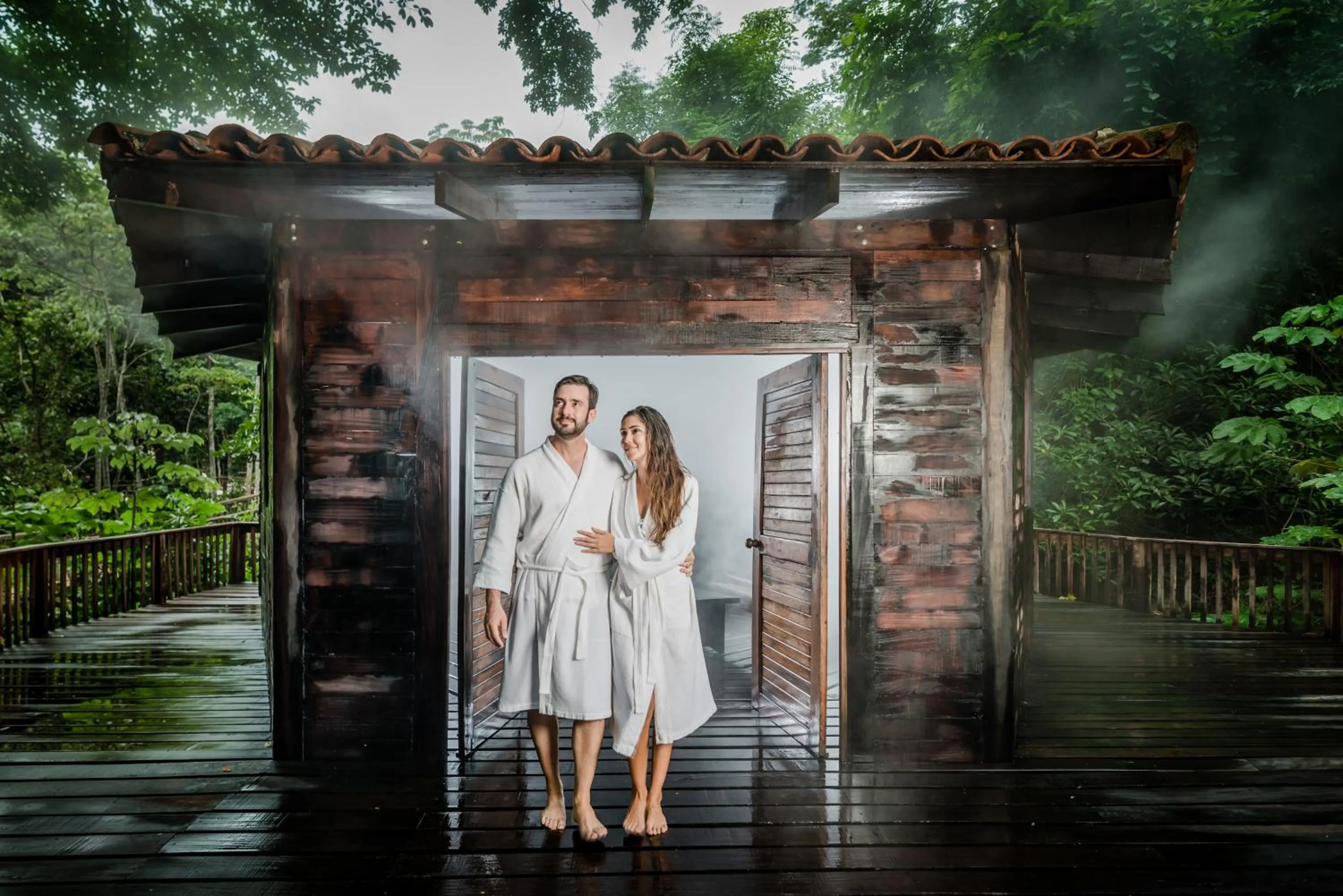 Steam room in Borinquen Thermal Resort