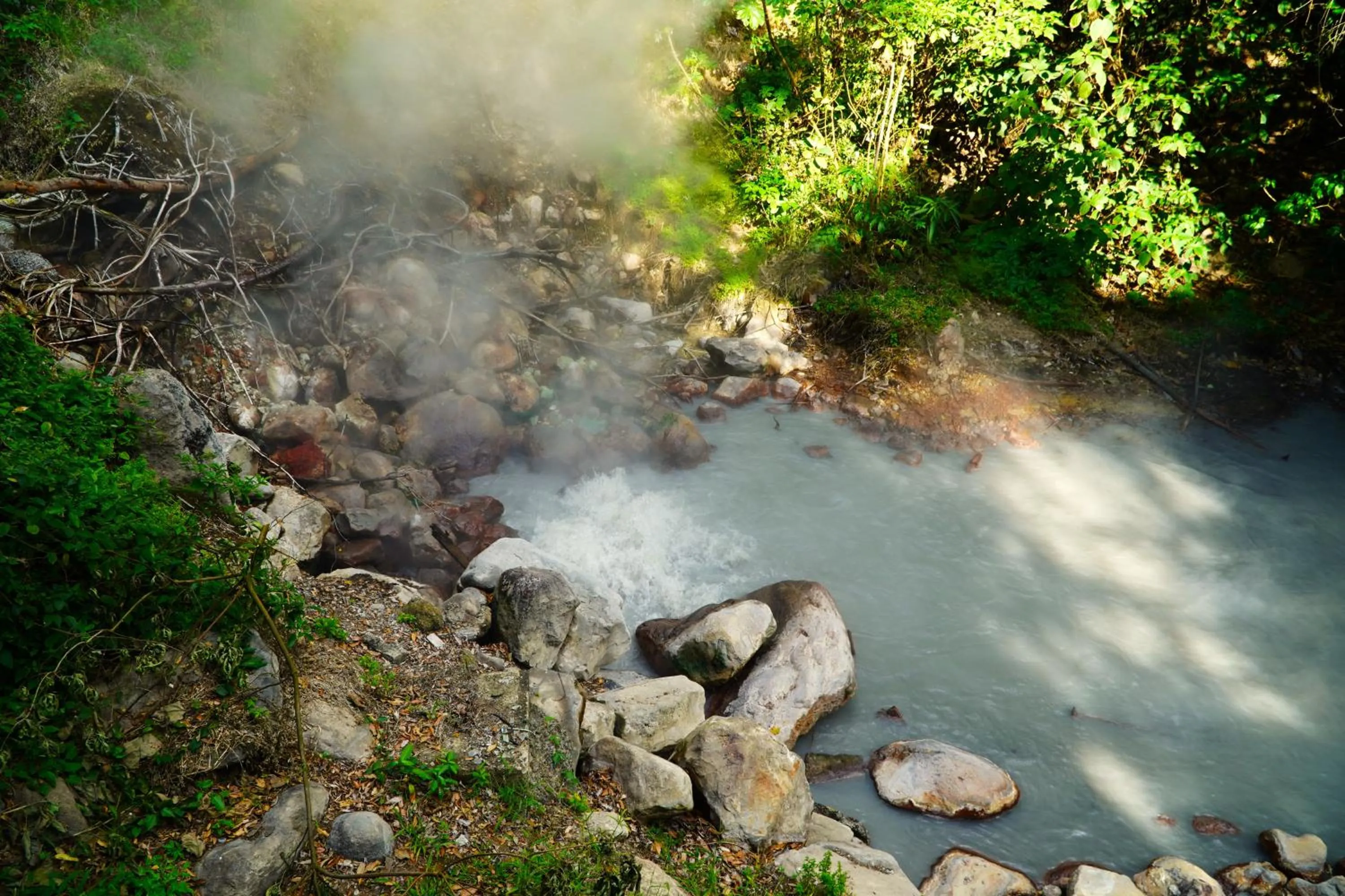 Hot Spring Bath in Borinquen Thermal Resort