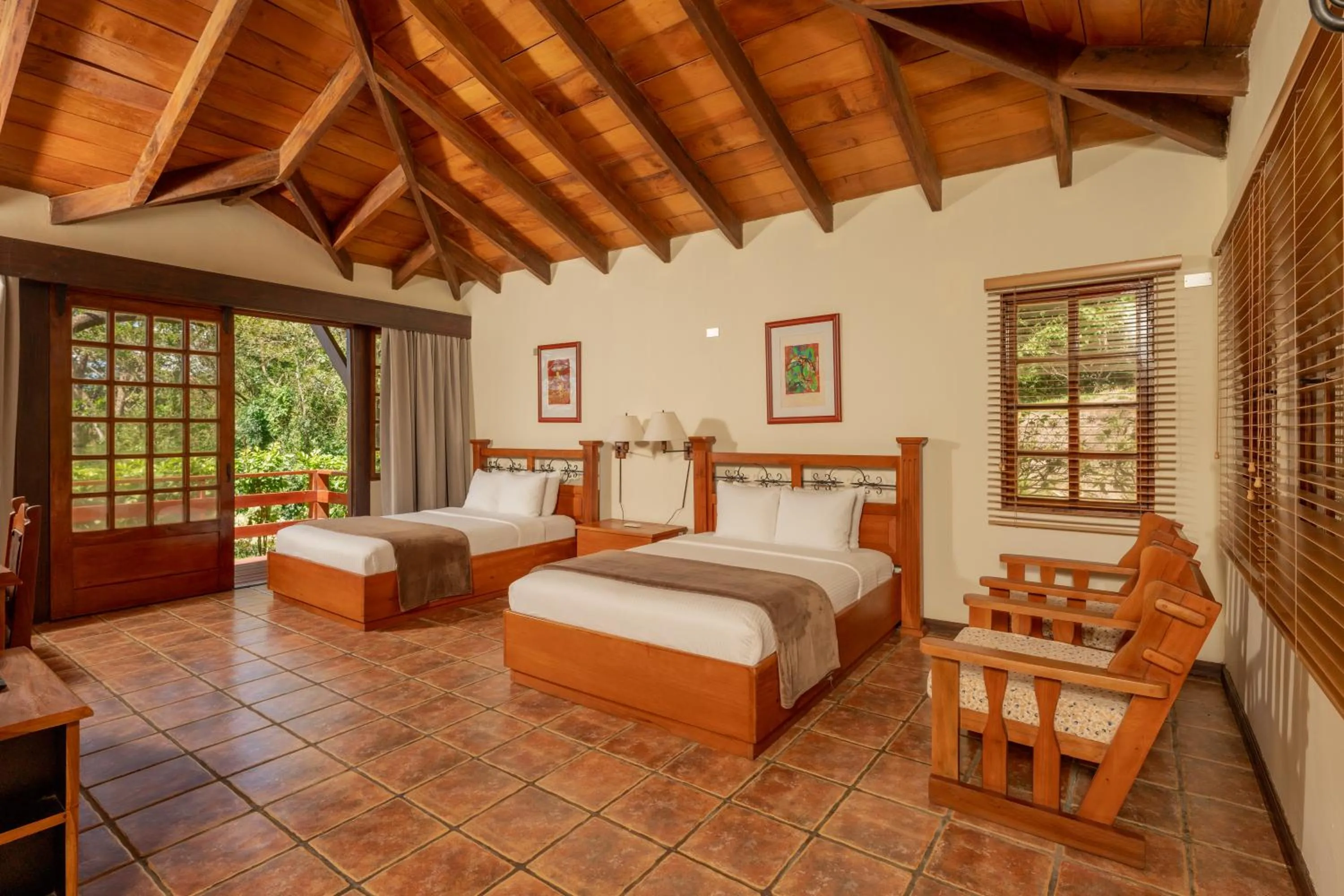 Bed in Borinquen Thermal Resort