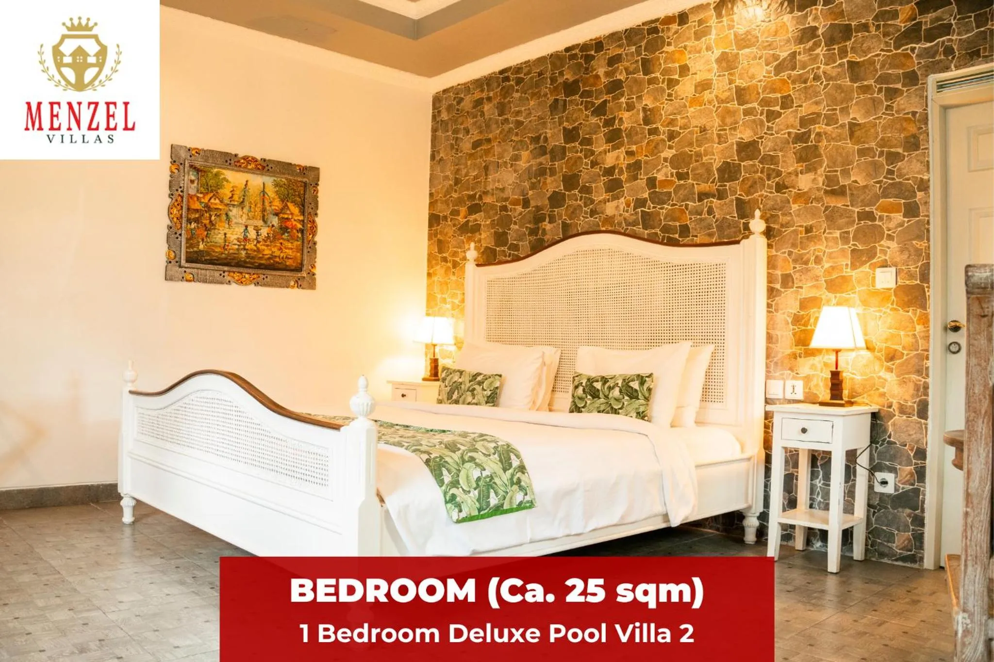 Bedroom, Bed in Menzel Villas Nusa Dua