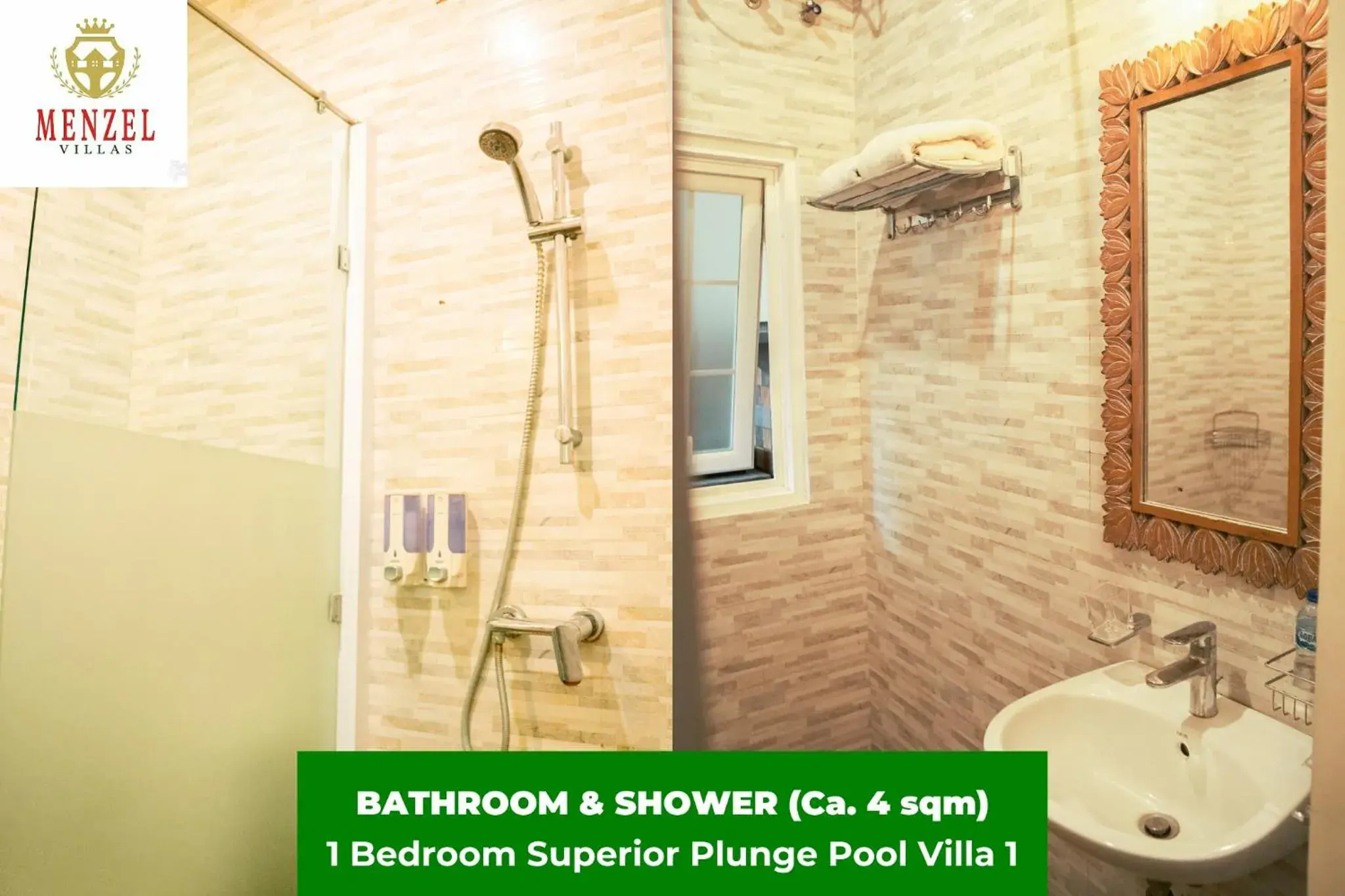 Shower in Menzel Villas Nusa Dua Shower in Menzel Villas Nusa Dua