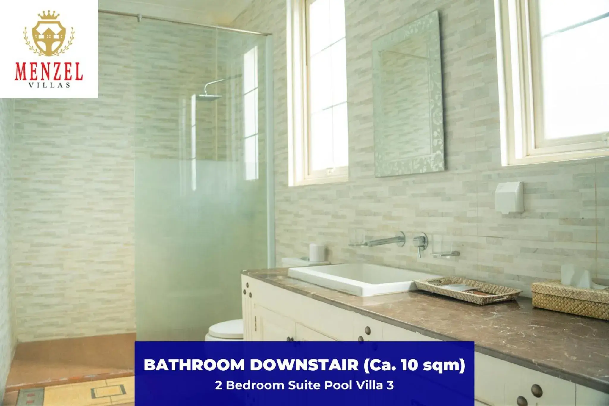 Bathroom in Menzel Villas Nusa Dua Bathroom in Menzel Villas Nusa Dua