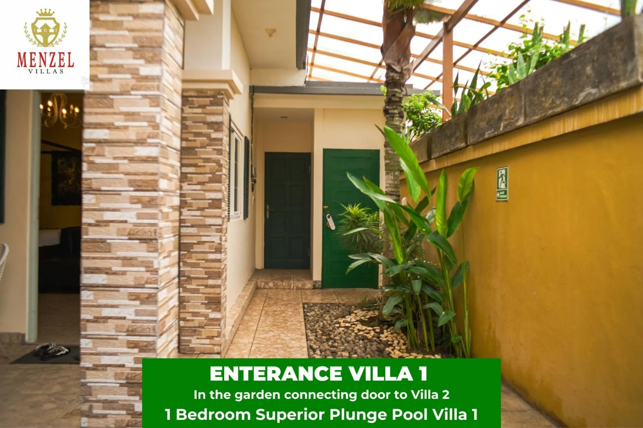 Garden in Menzel Villas Nusa Dua