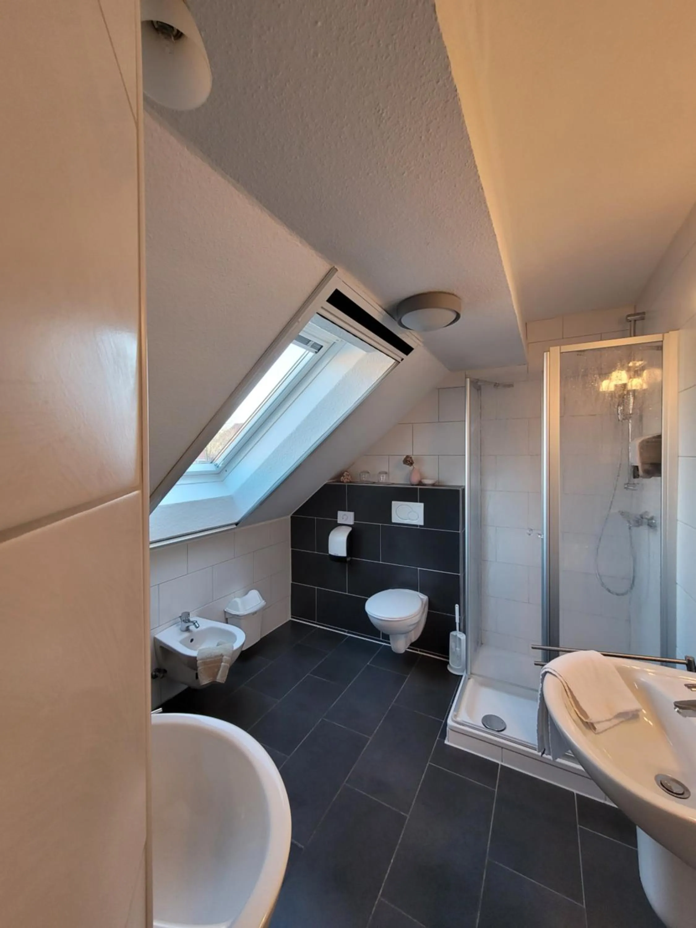 Shower in Hotel Garni Kastanjehoff