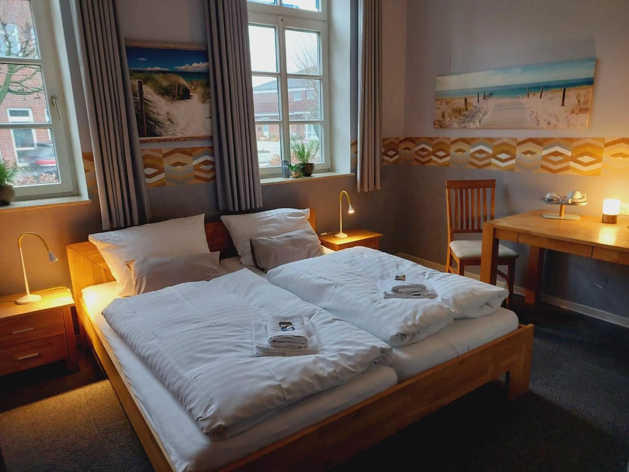 Bed in Hotel Garni Kastanjehoff