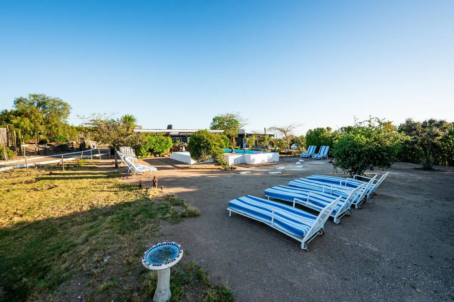 Swimming pool in Le Petit Karoo