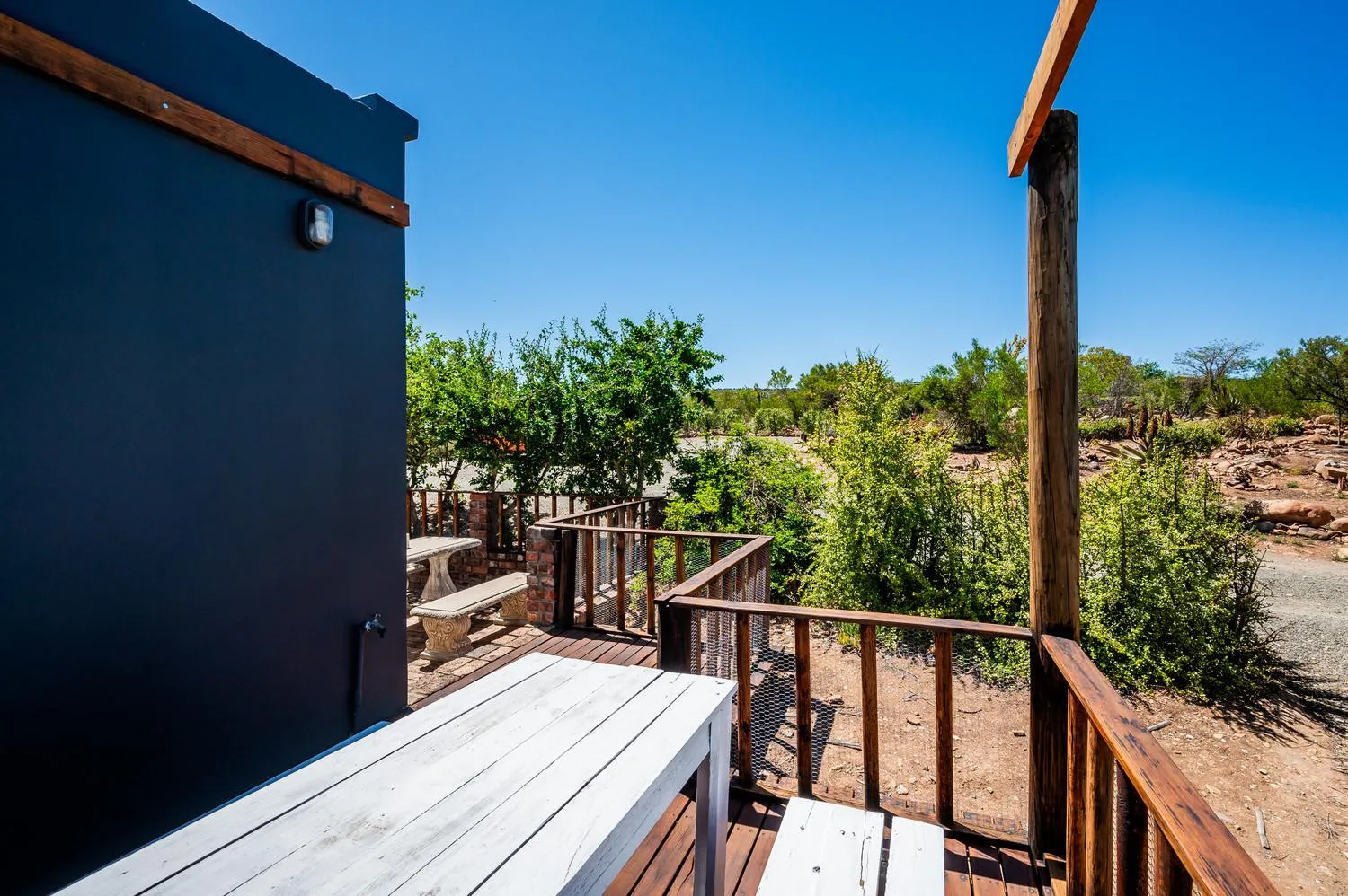 Inner courtyard view in Le Petit Karoo