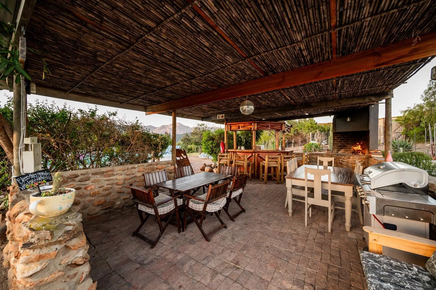 Lounge or bar in Le Petit Karoo