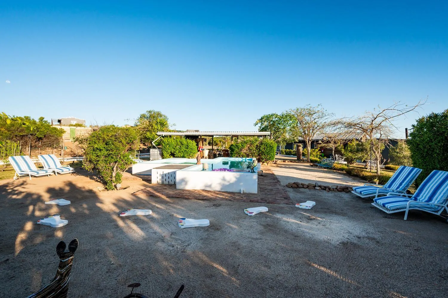 Swimming pool in Le Petit Karoo
