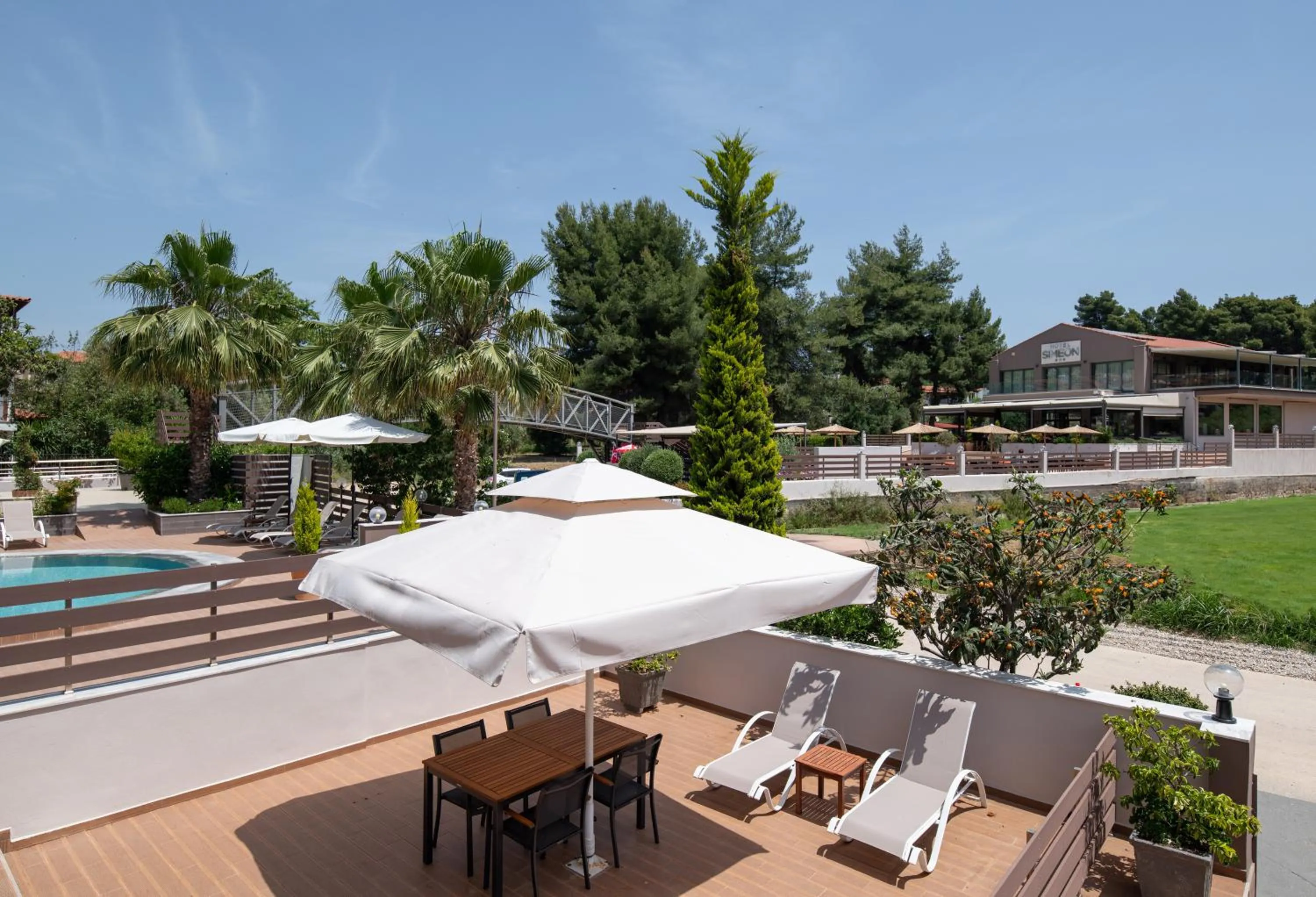 Balcony/Terrace in Hotel Simeon