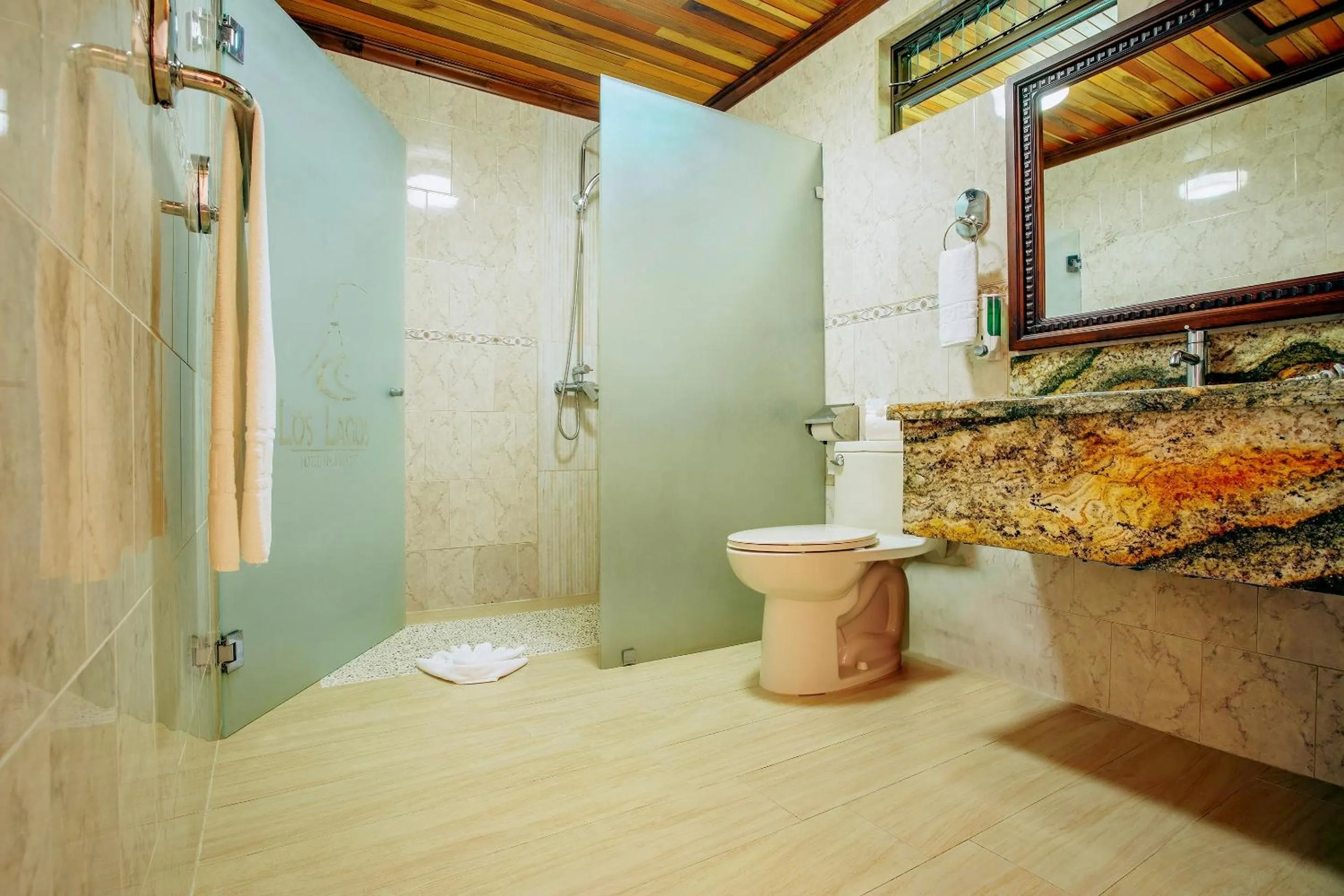 Shower in Hotel Los Lagos Spa & Resort