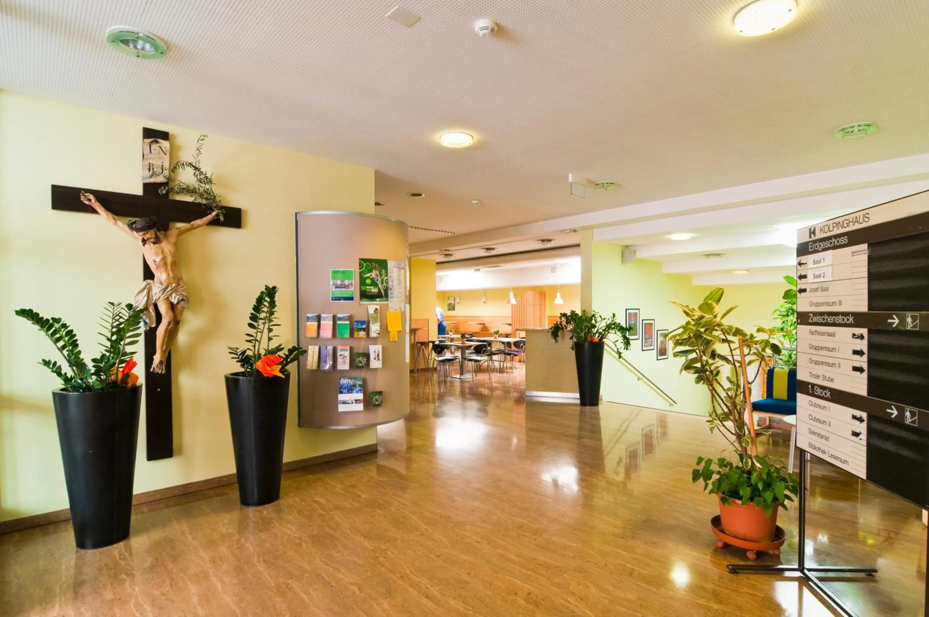 Lobby or reception in Kolpinghaus Bolzano
