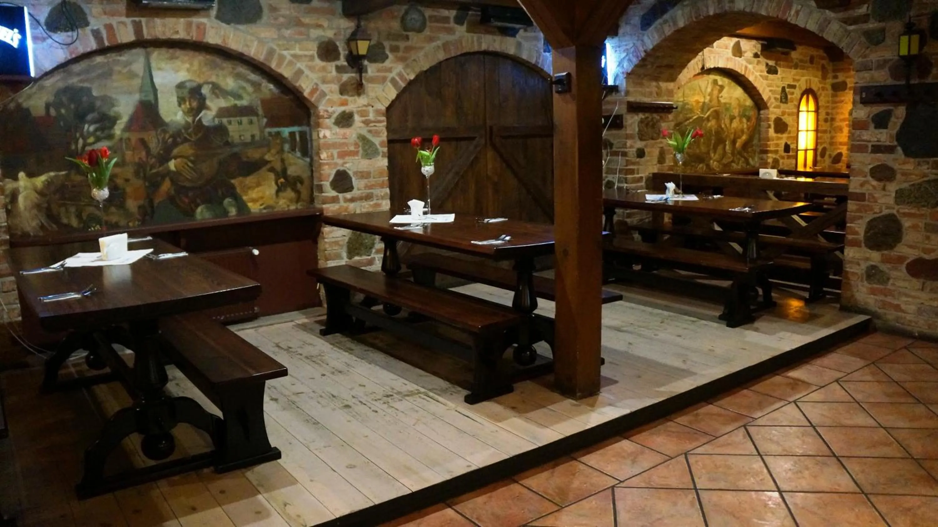 Dining area in Hotel Tukums