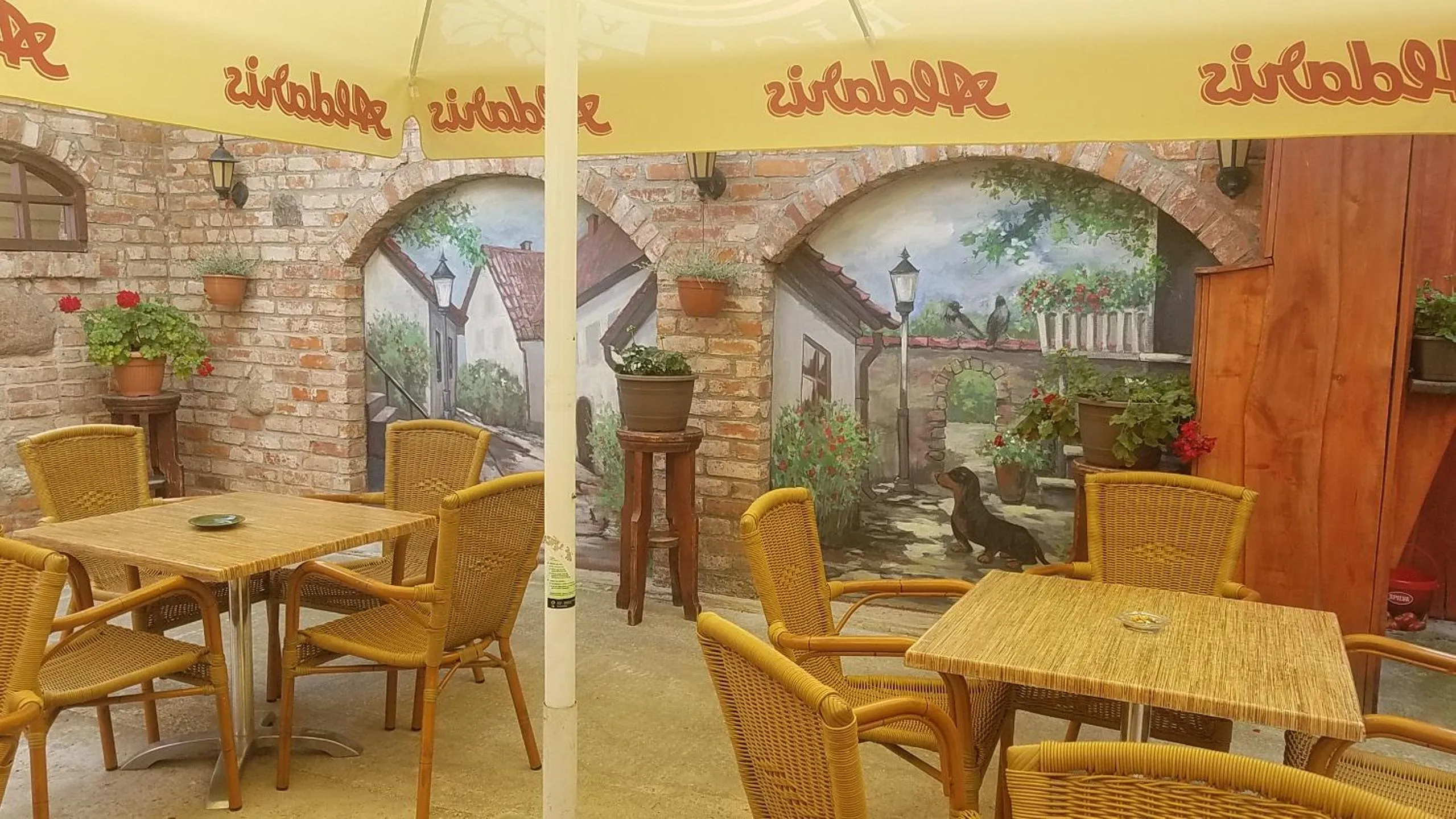 Patio in Hotel Tukums