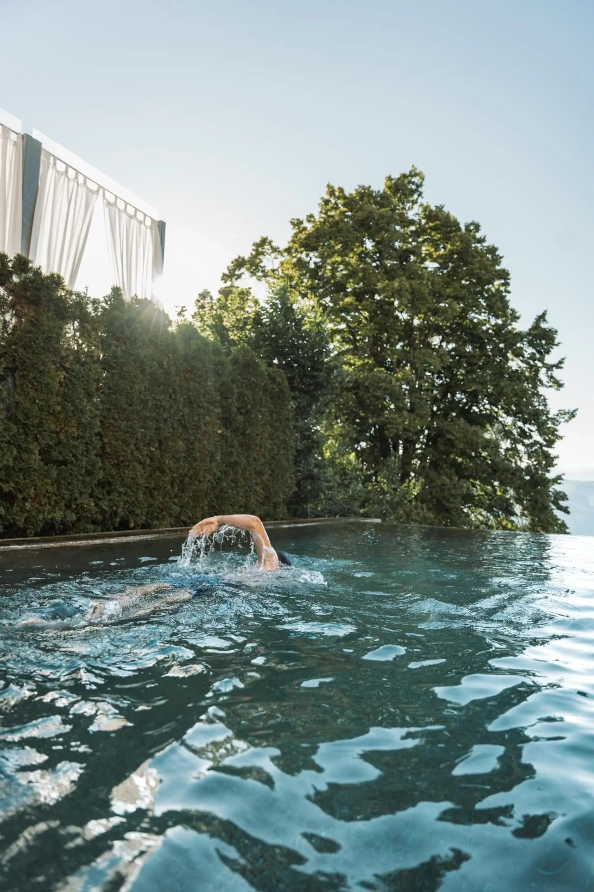 Swimming pool in Gasthof Kohlern 1130 m Swimming pool in Gasthof Kohlern 1130 m