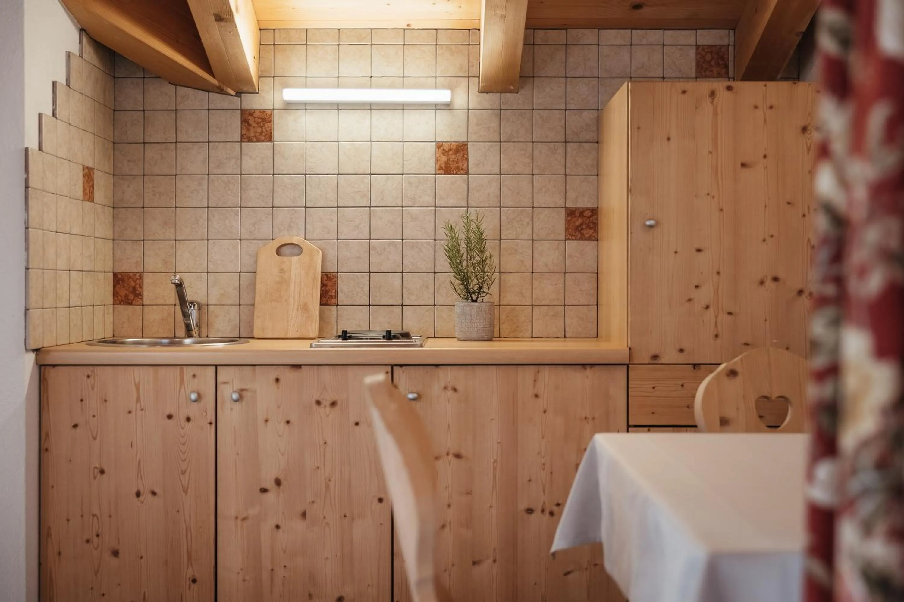 Kitchen or kitchenette in Garni Ciasa Urban