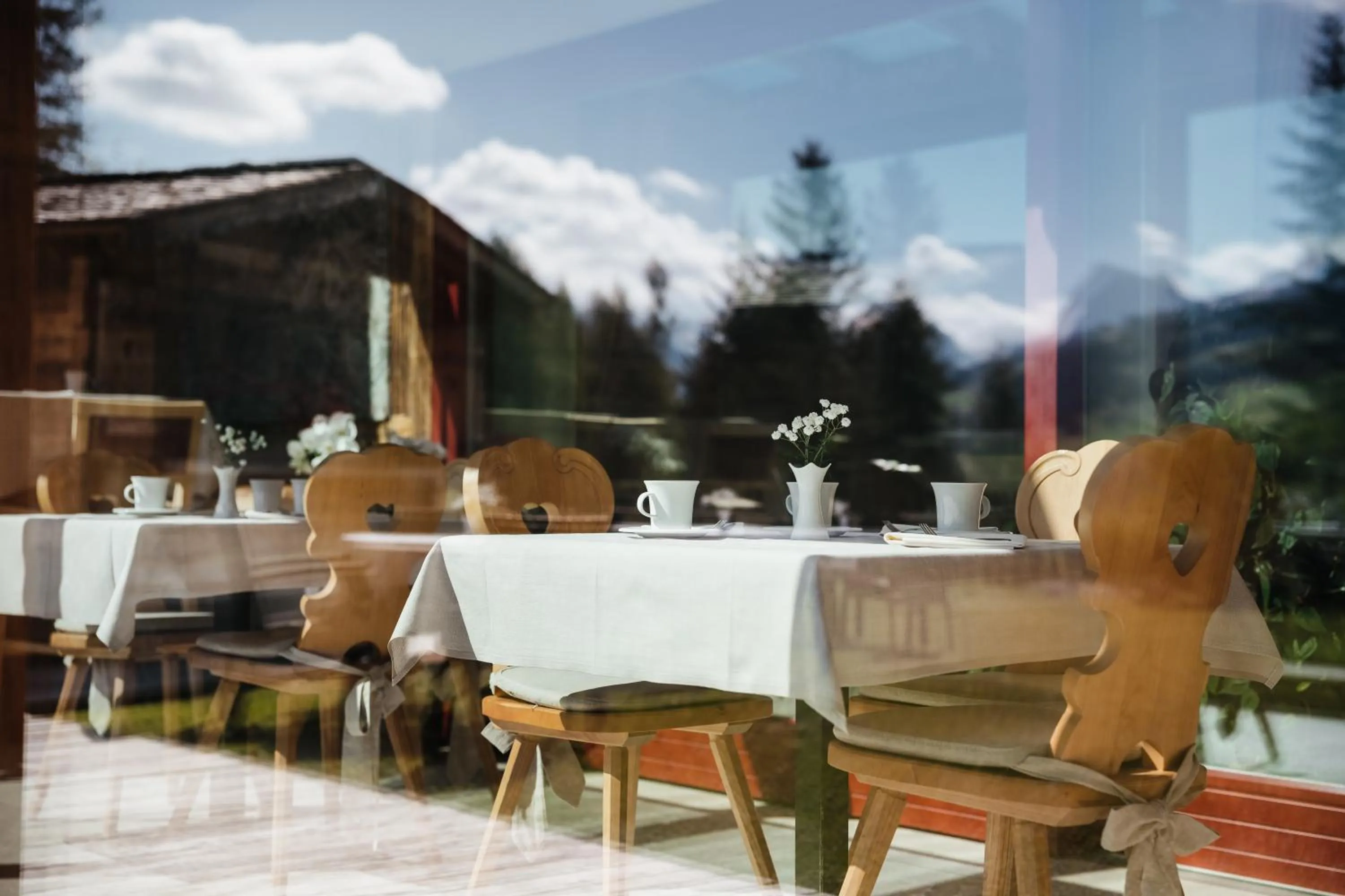 Mountain view in Garni Ciasa Urban