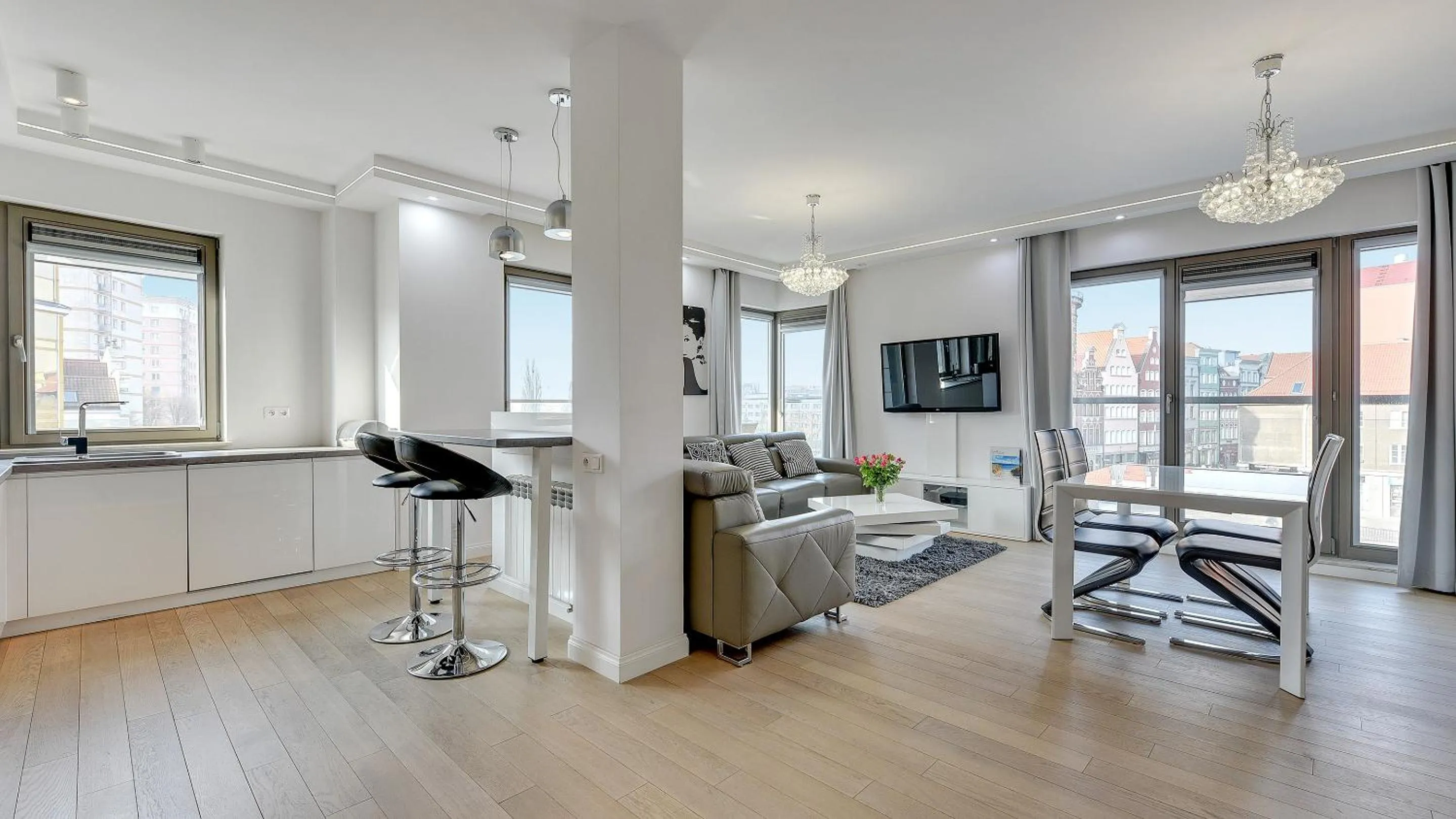 Living room in Dom & House – Old Town Waterlane