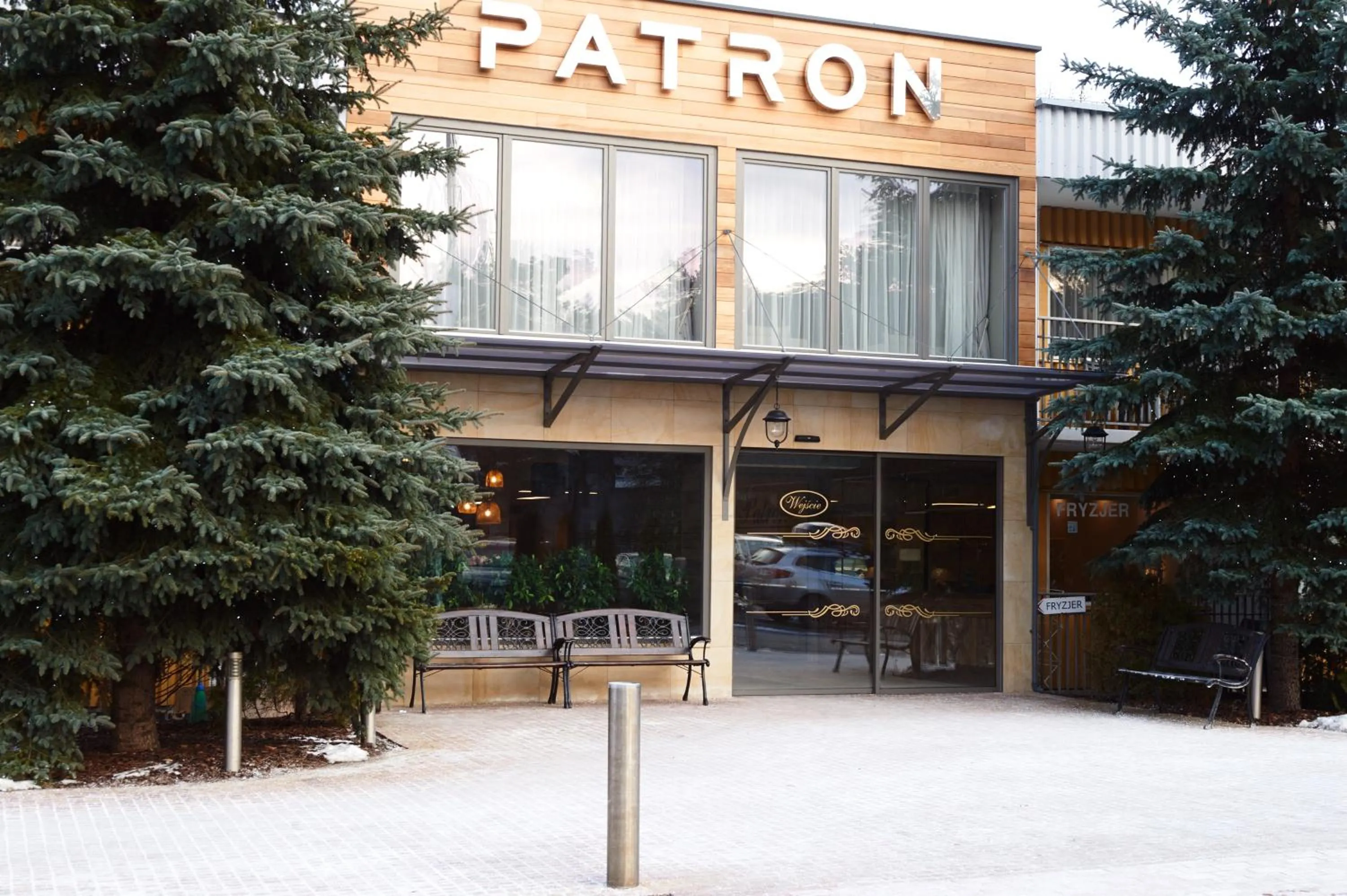 Facade/entrance in Obiekt Hotelarski Patron