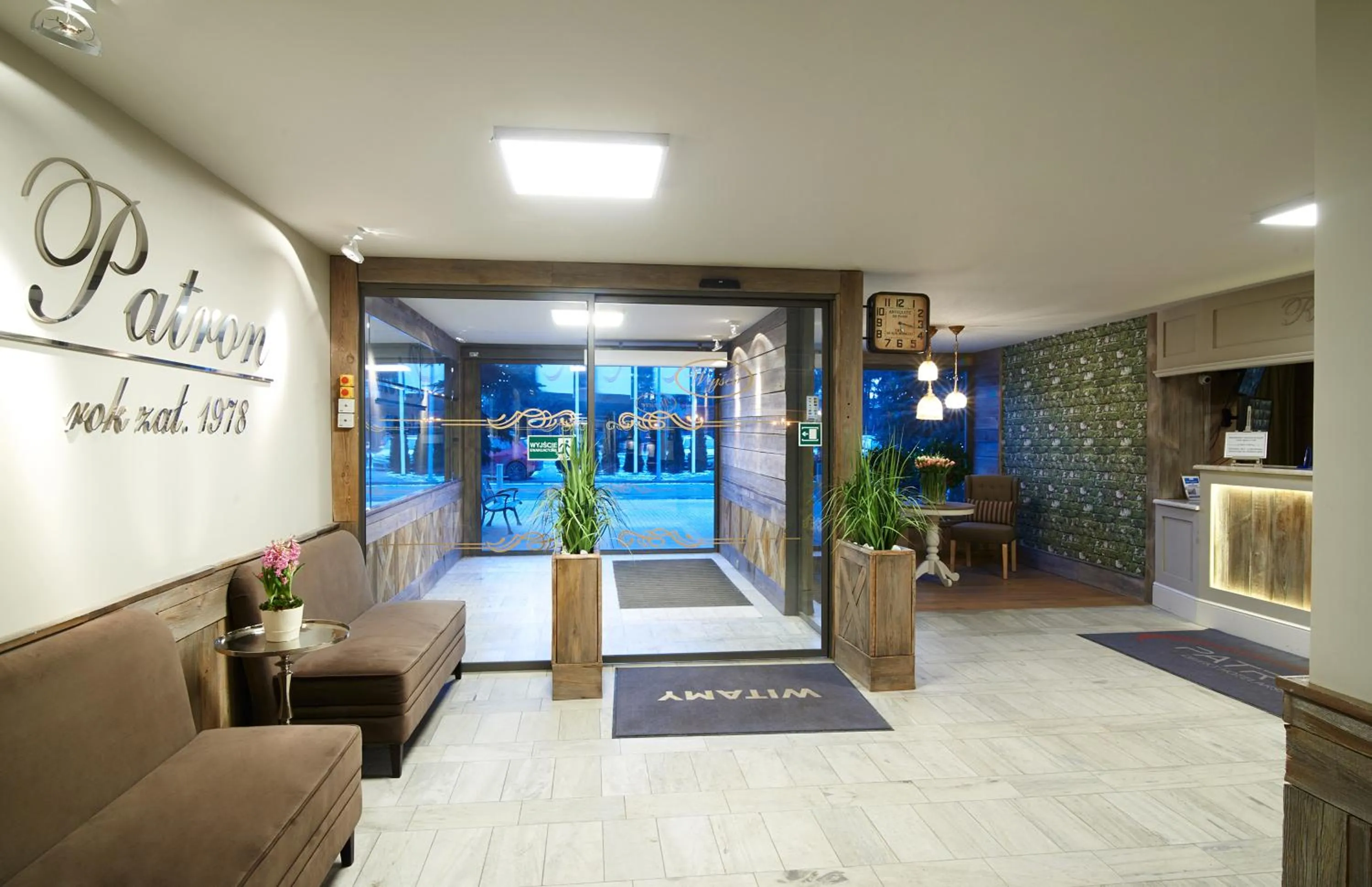 Lobby or reception in Obiekt Hotelarski Patron