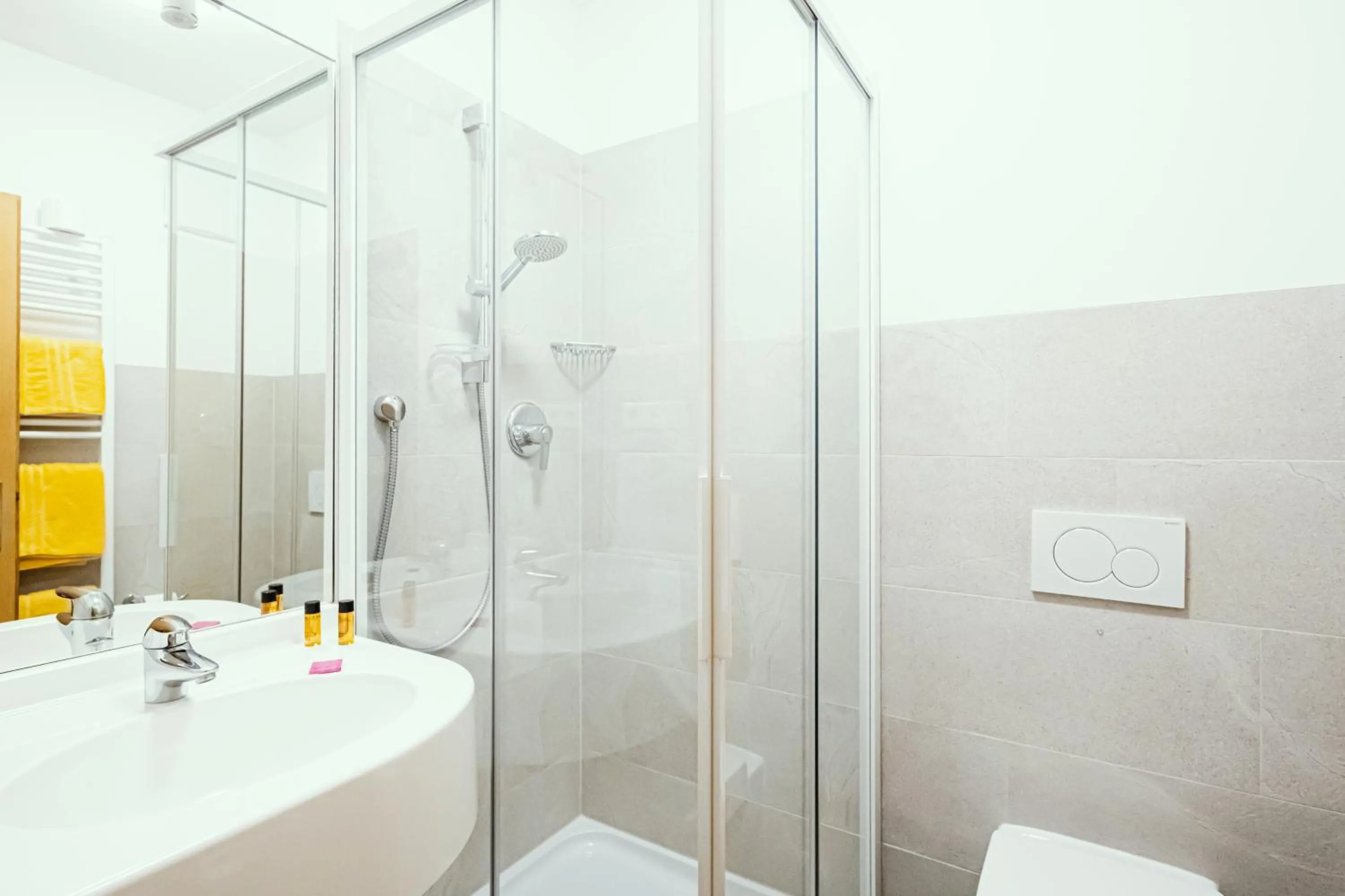 Bathroom in Hotel Pension Schweitzer