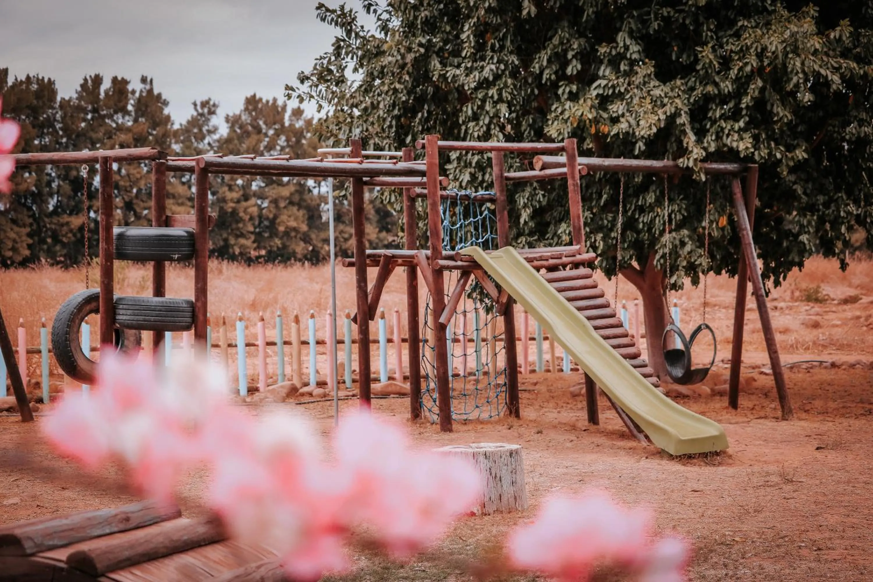Children play ground in Duikersdrift Winelands Country Escape