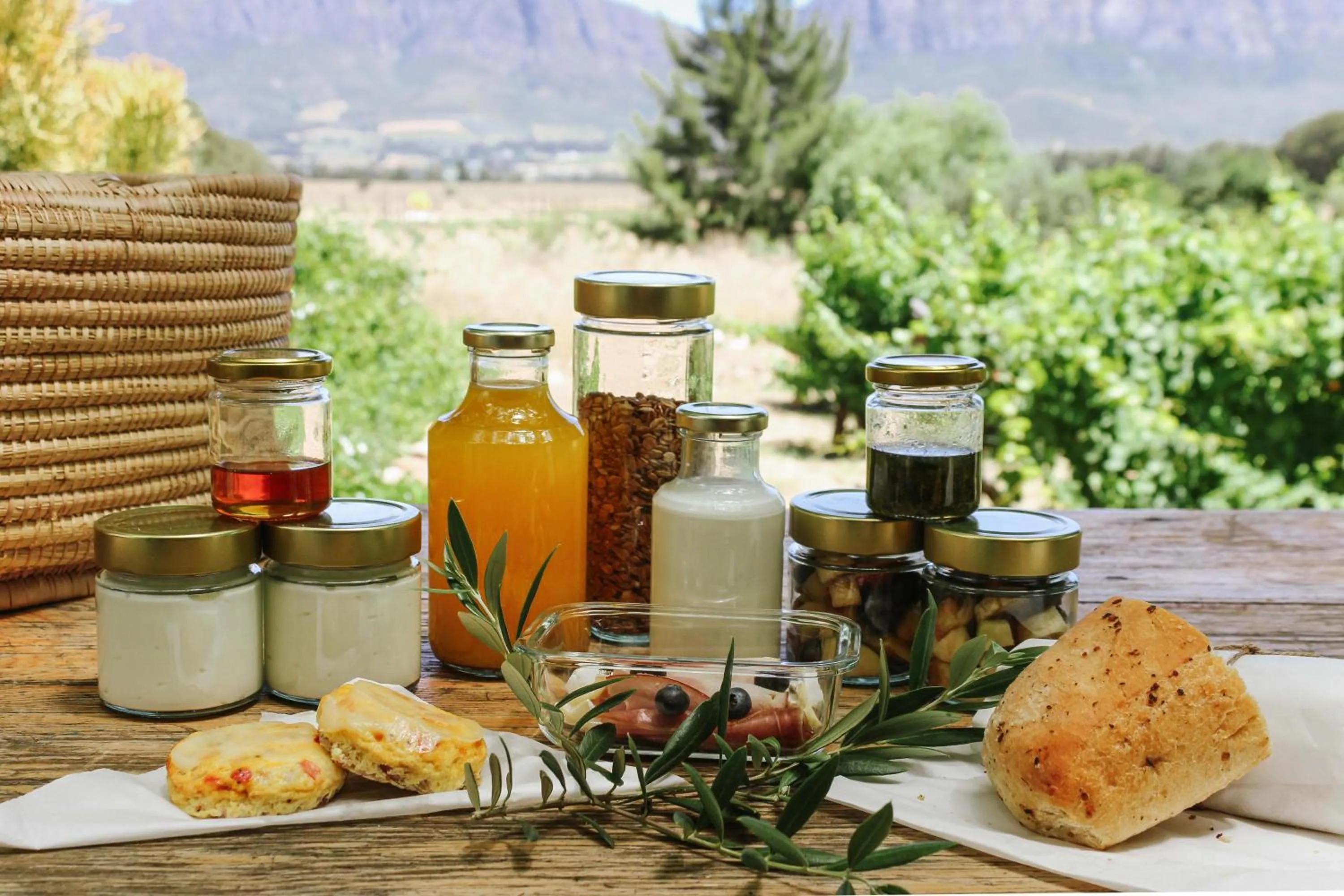 Breakfast in Duikersdrift Winelands Country Escape