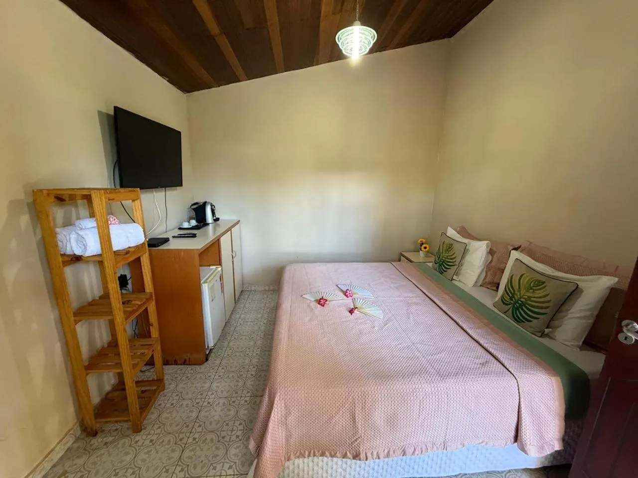 Bed in Pousada das Flores
