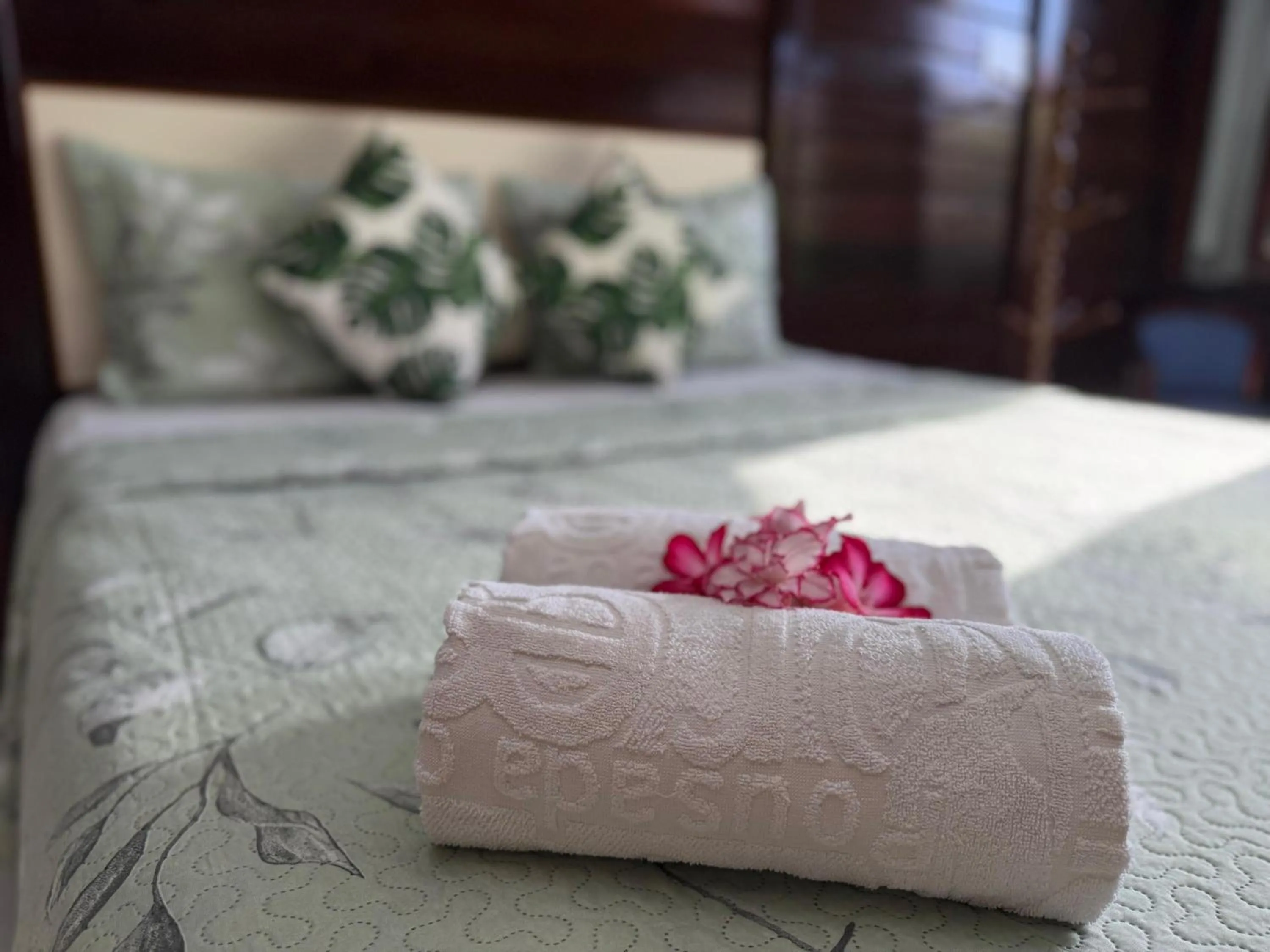 Bed in Pousada das Flores