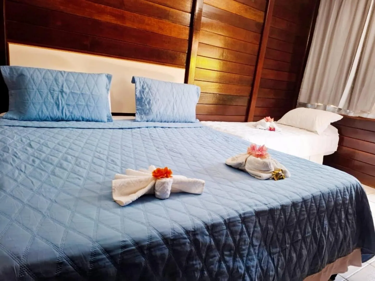 Bed in Pousada das Flores