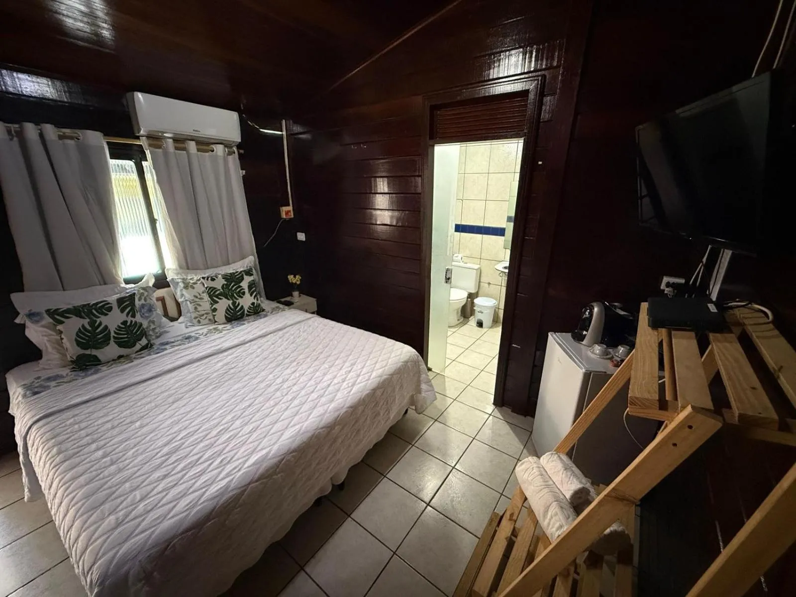 Bed in Pousada das Flores