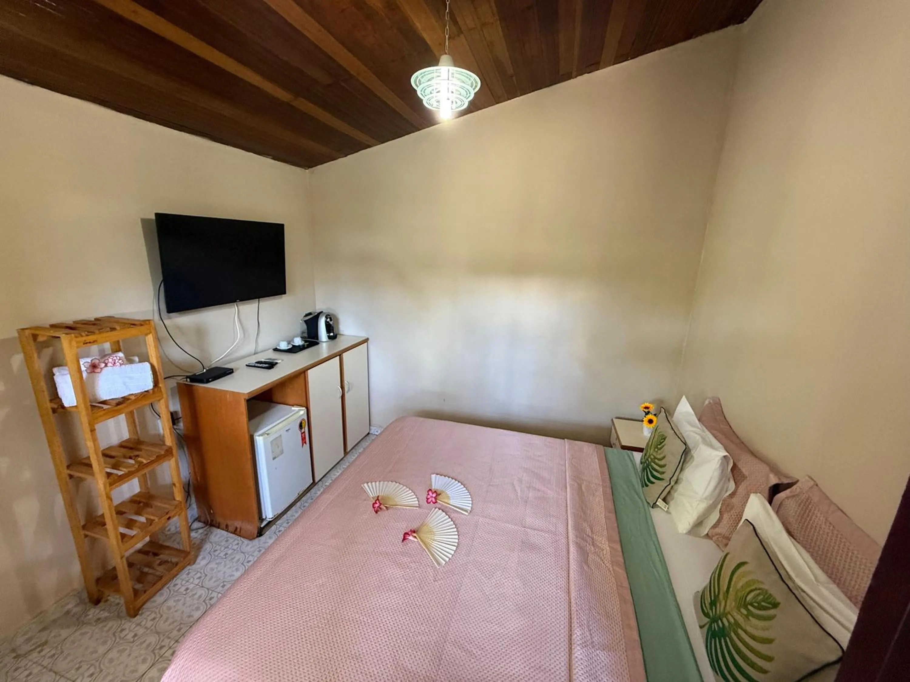 Bed in Pousada das Flores