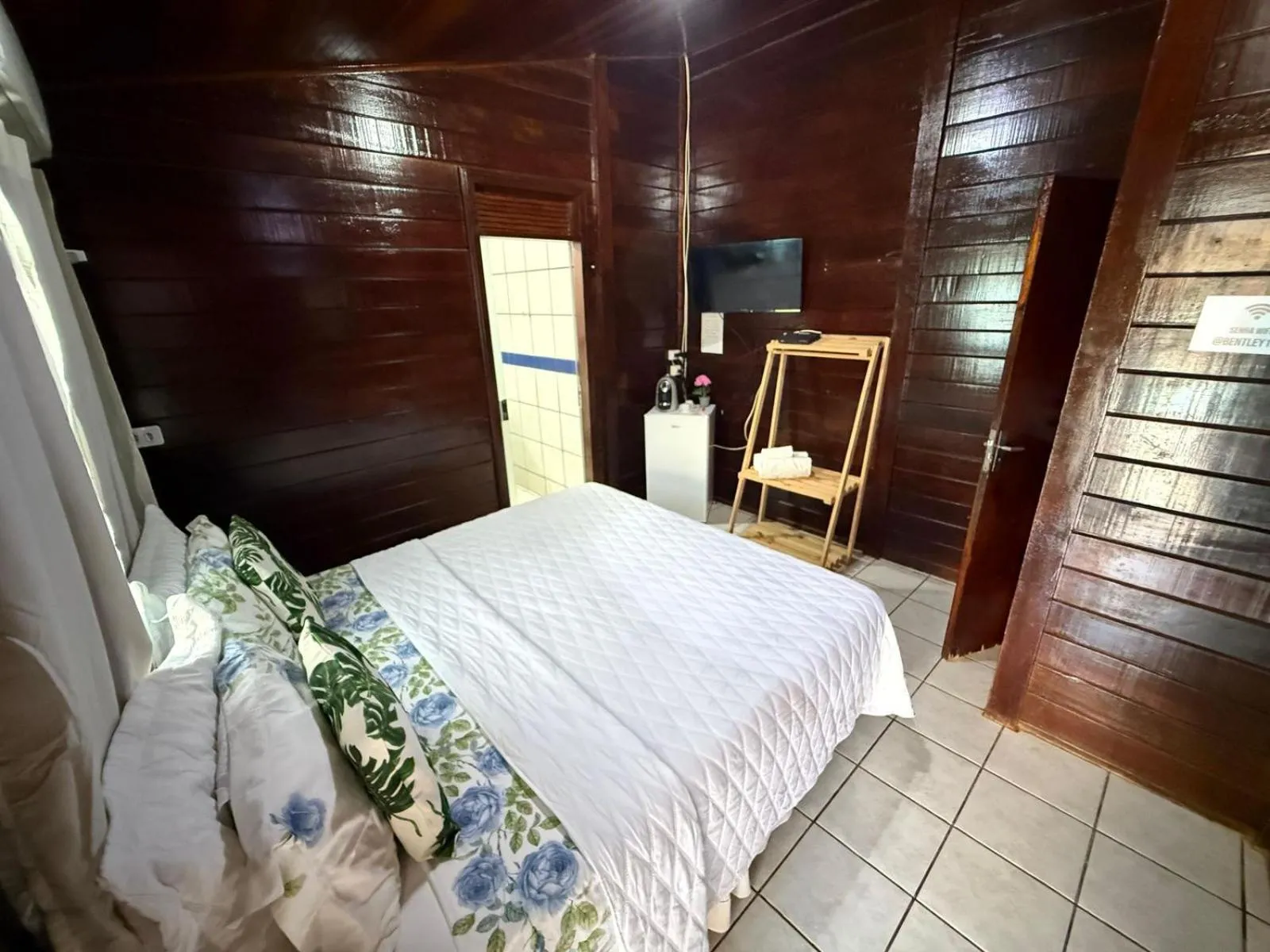 Bed in Pousada das Flores