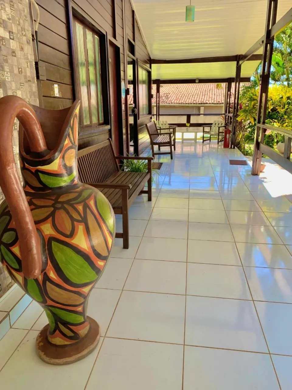 Balcony/Terrace in Pousada das Flores