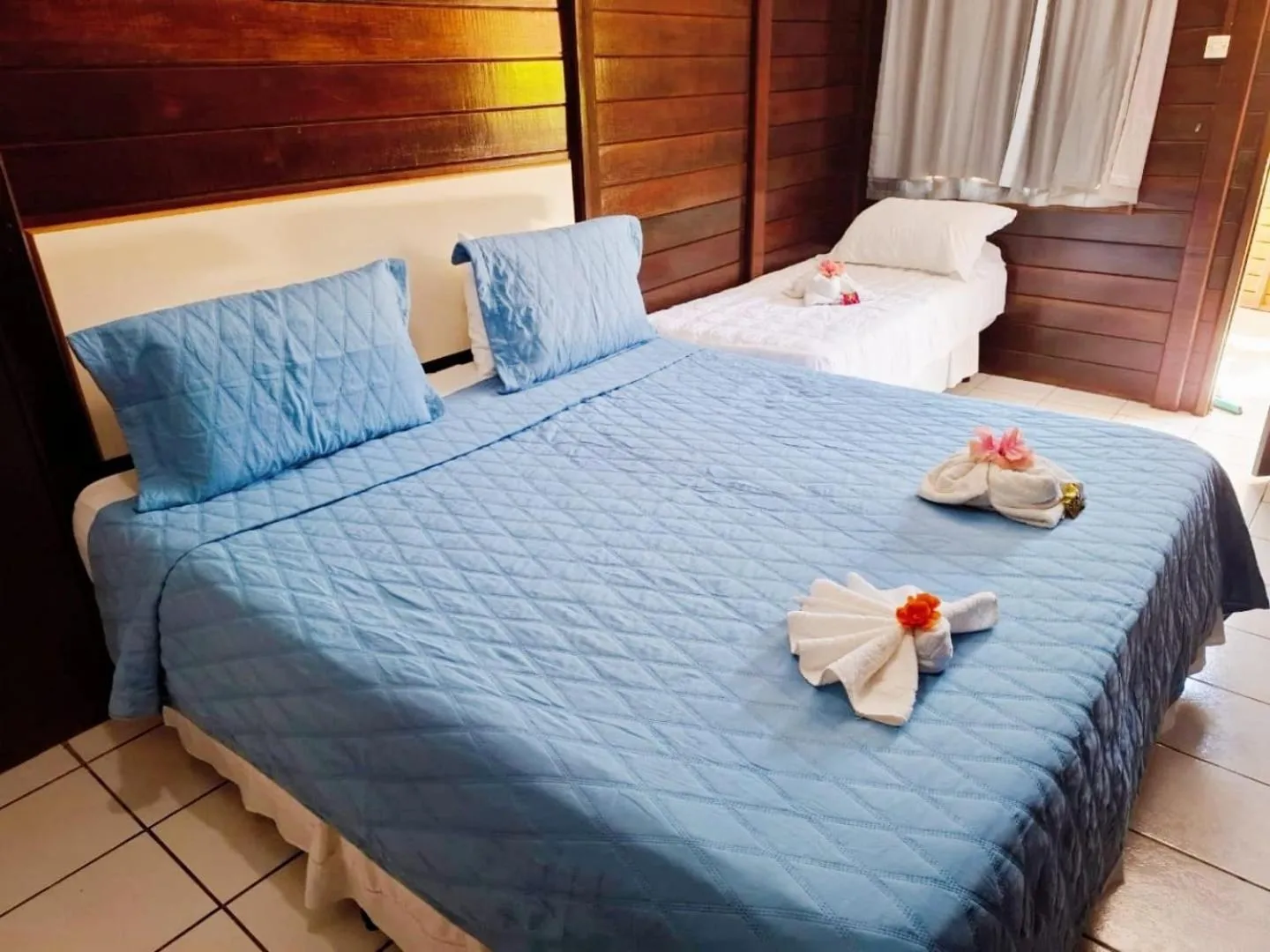 Bed in Pousada das Flores