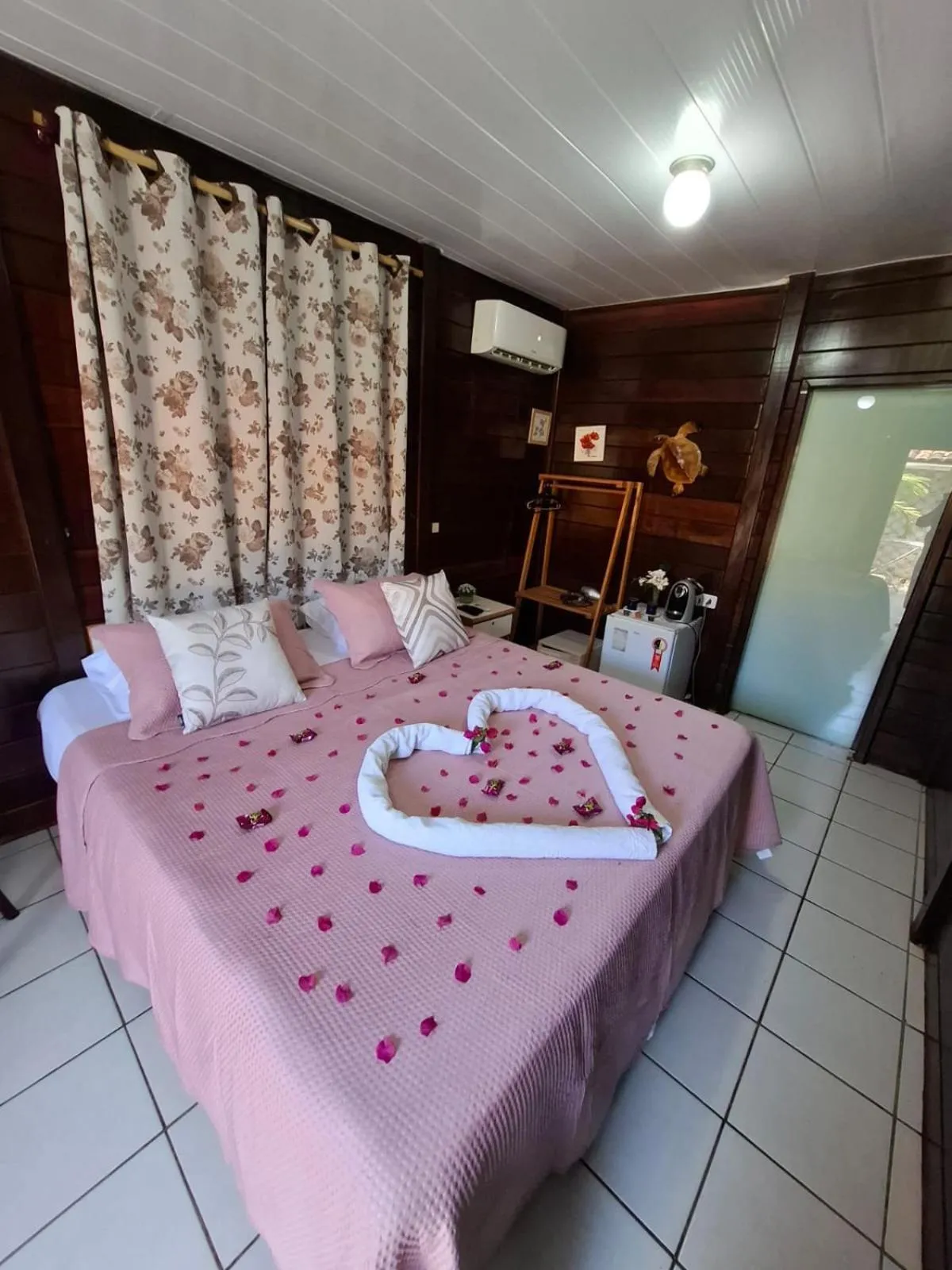 Bed in Pousada das Flores