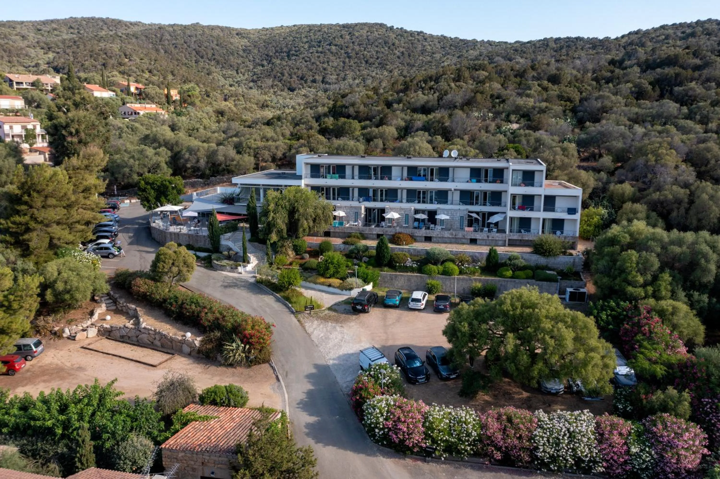 Property building in Hotel Les Eucalyptus