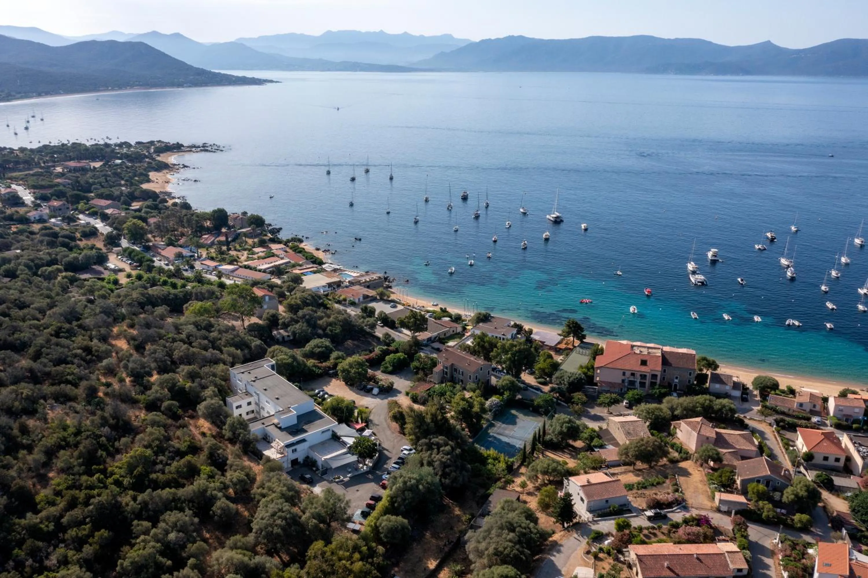 Bird's eye view in Hotel Les Eucalyptus