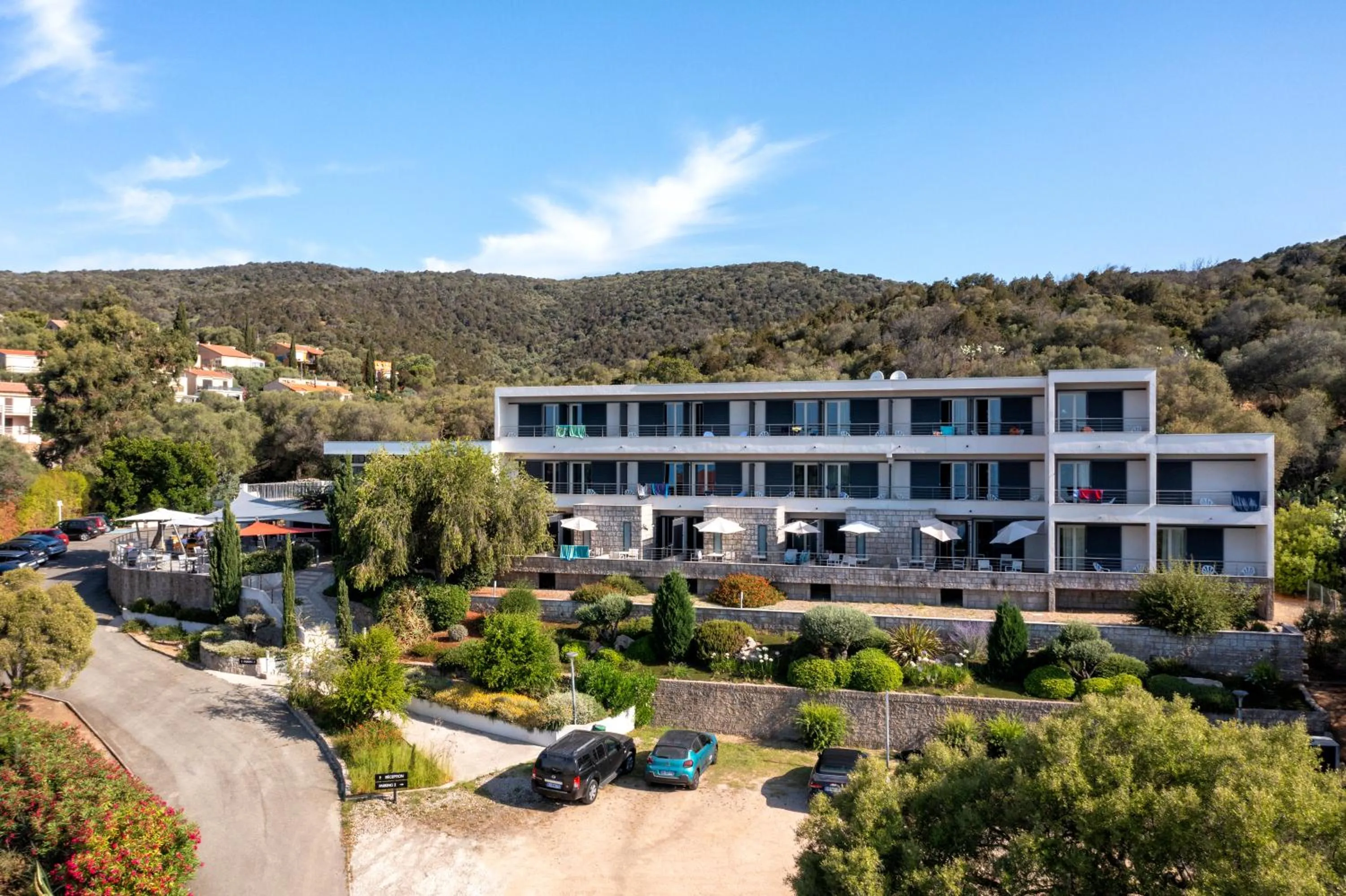 Property building in Hotel Les Eucalyptus