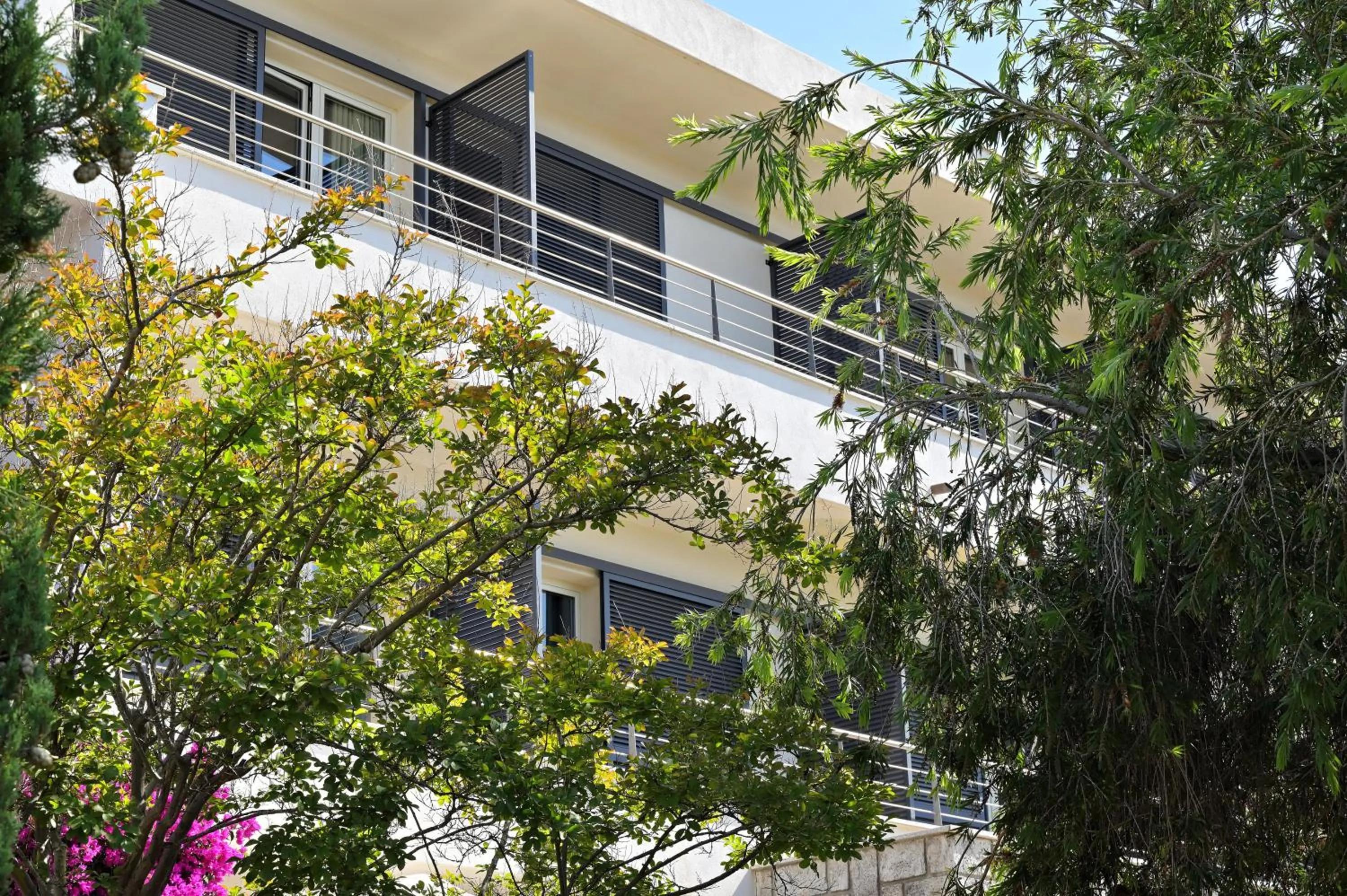 Property building in Hotel Les Eucalyptus