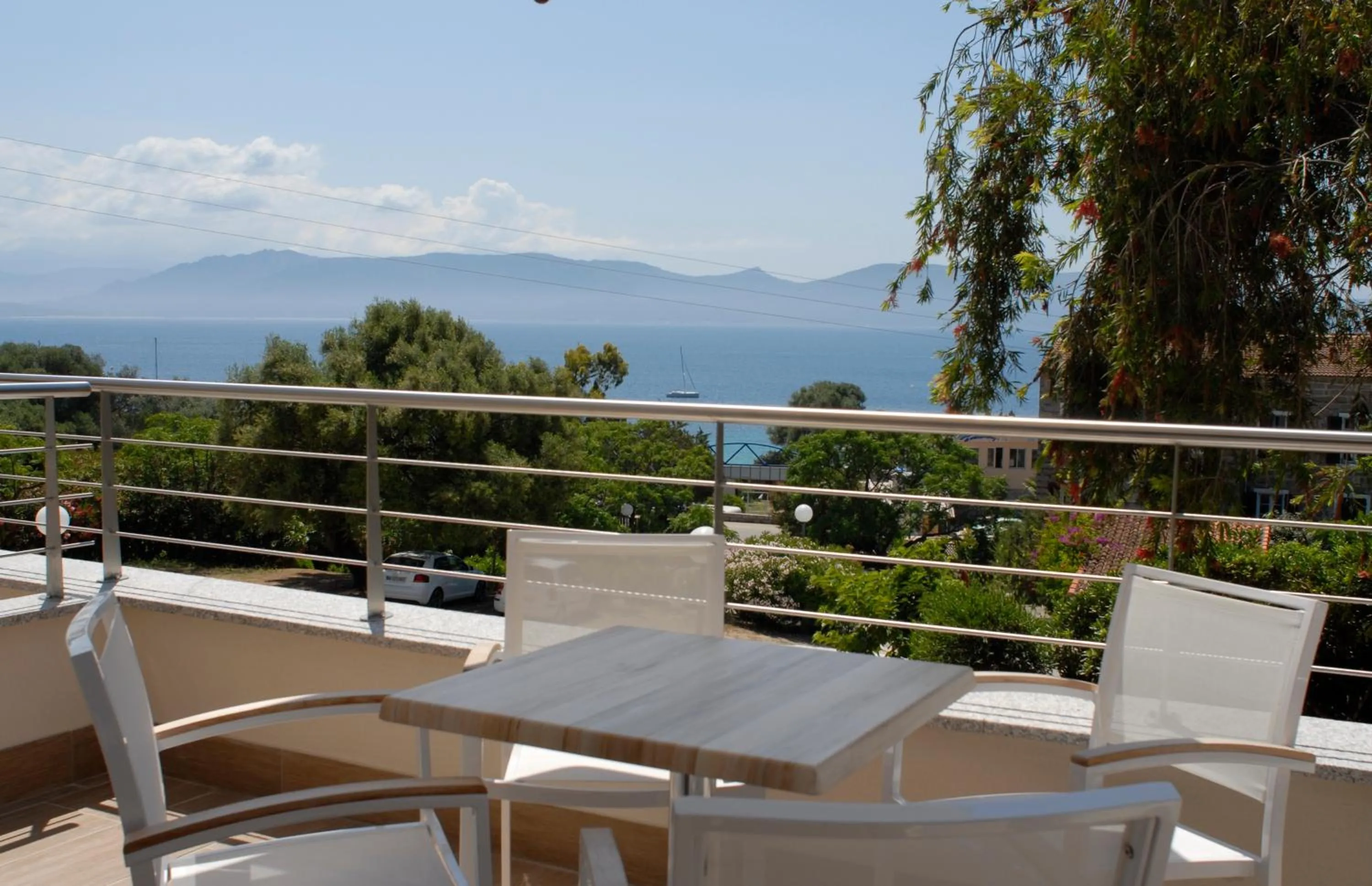 Balcony/Terrace in Hotel Les Eucalyptus