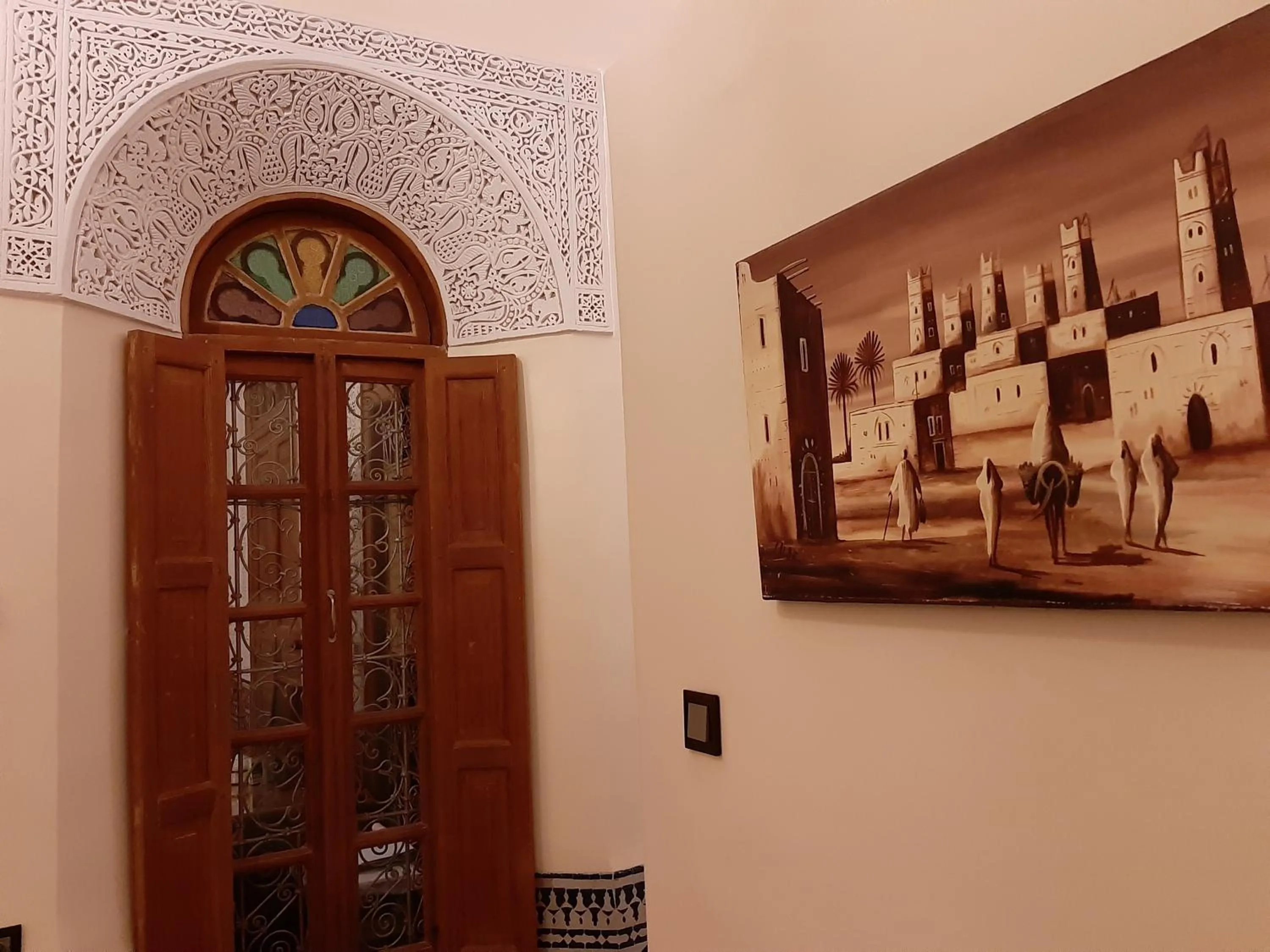 Decorative detail in Dar Hayati